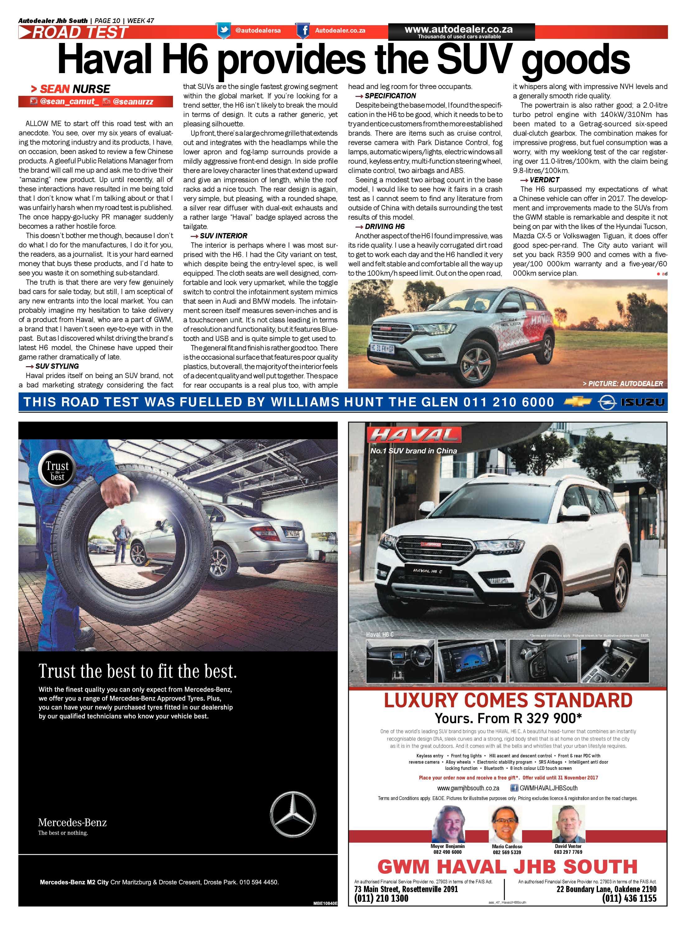 Comaro Chronicle 22 November 2017 page 34