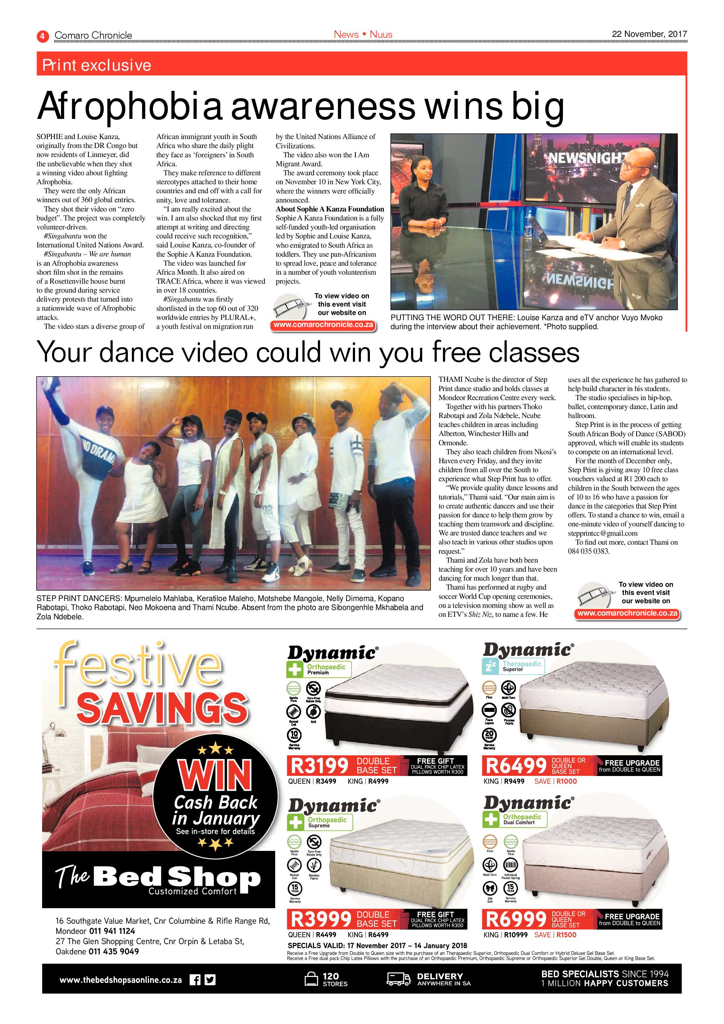Comaro Chronicle 22 November 2017 page 4