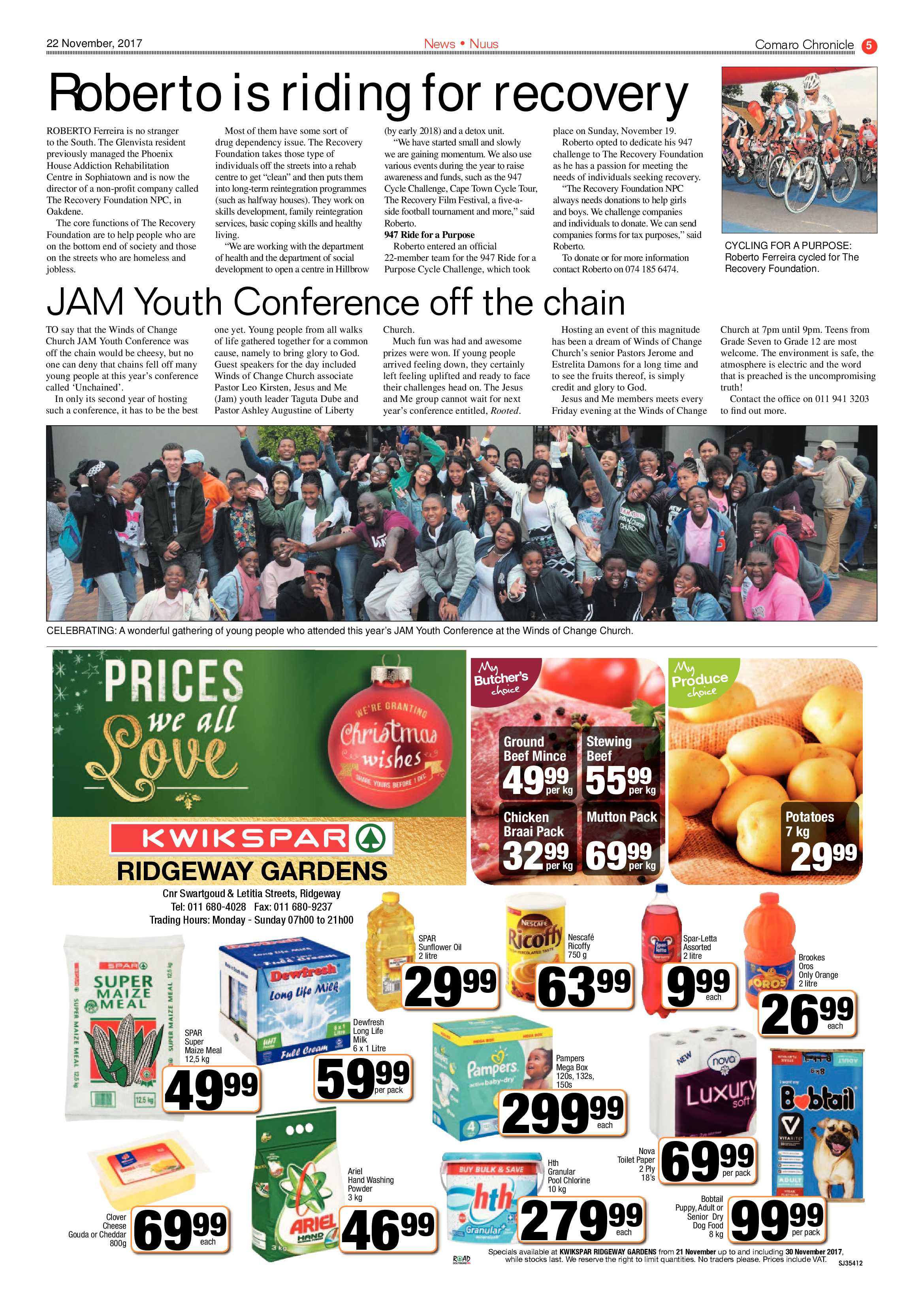 Comaro Chronicle 22 November 2017 page 5