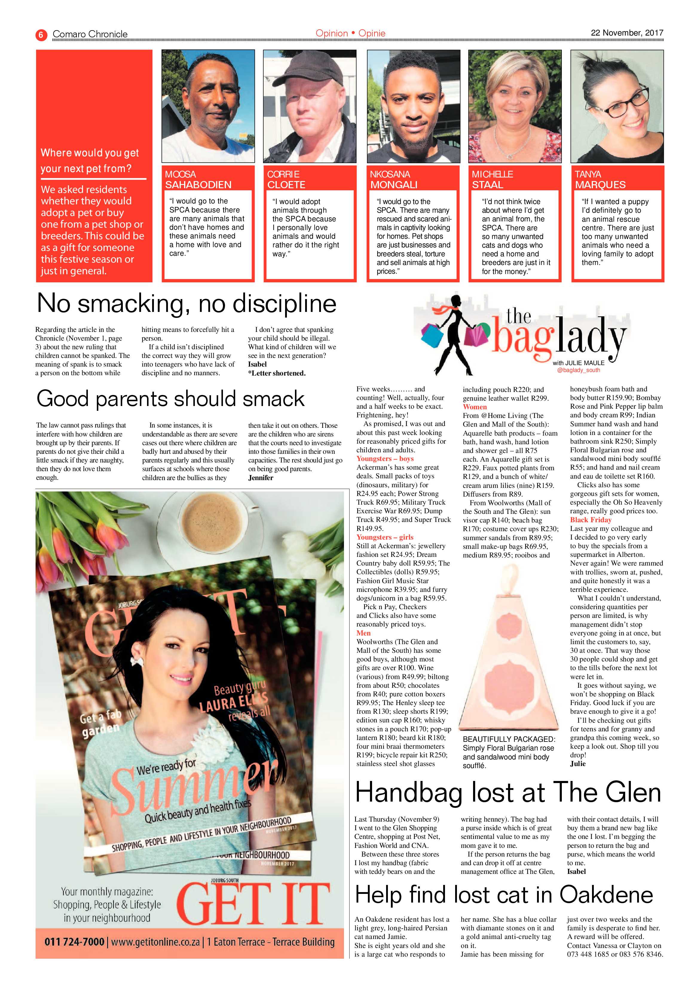 Comaro Chronicle 22 November 2017 page 6