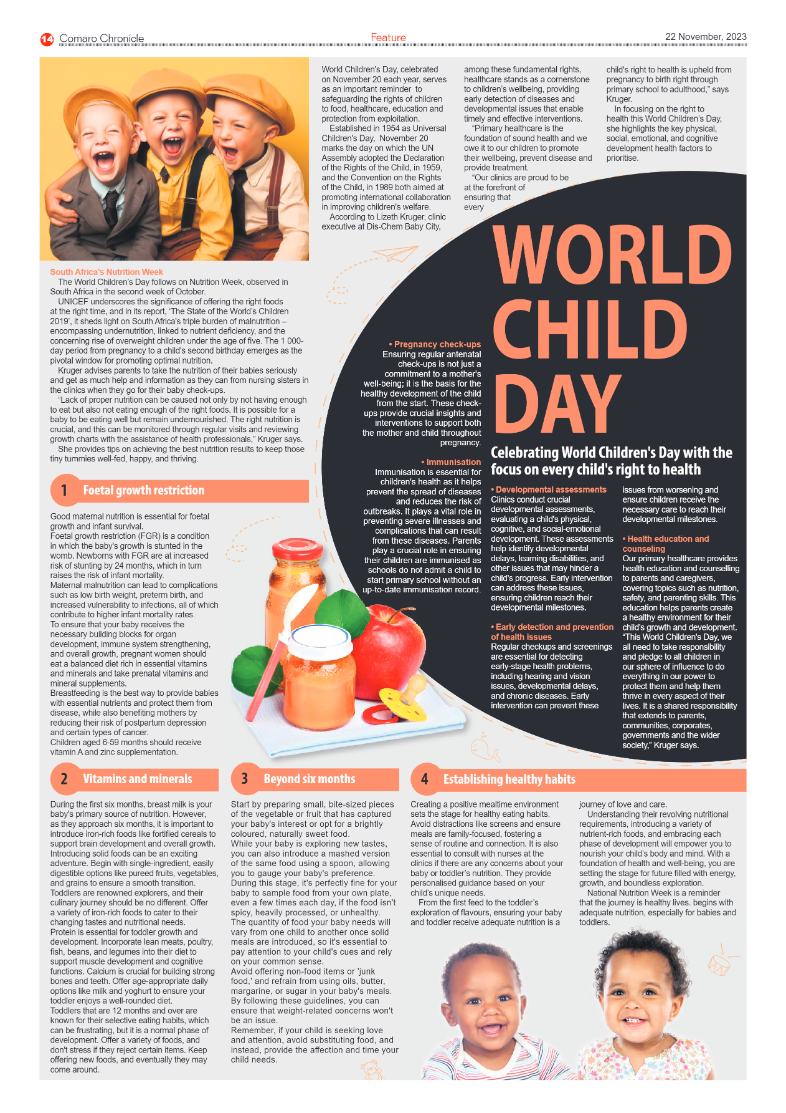 Comaro Chronicle 22 November 2023 page 14