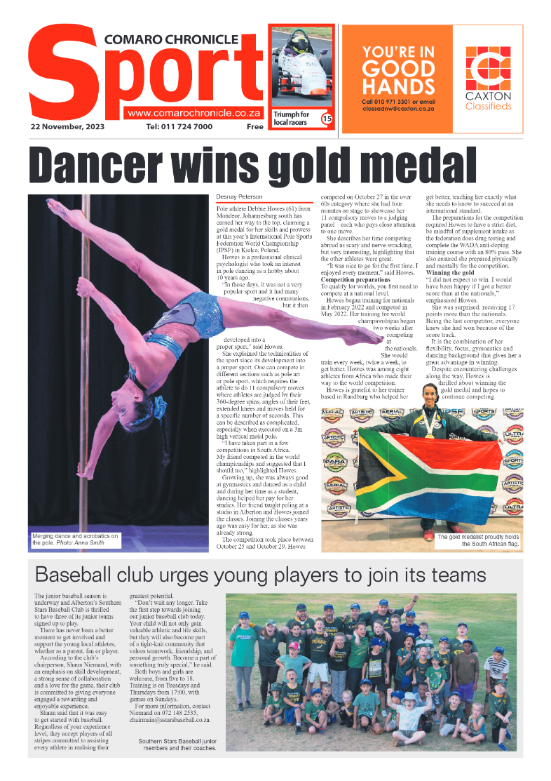 Comaro Chronicle 22 November 2023 page 20