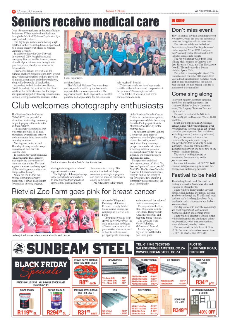 Comaro Chronicle 22 November 2023 page 4