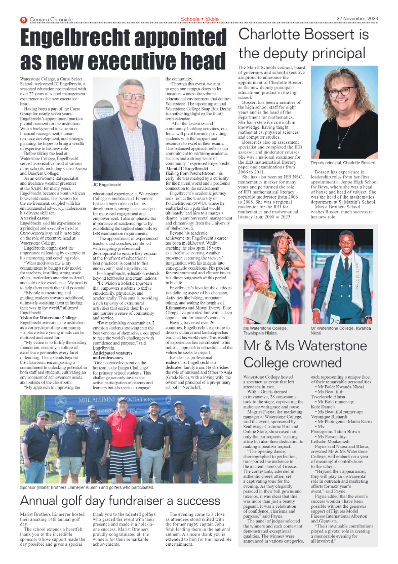 Comaro Chronicle 22 November 2023 page 8