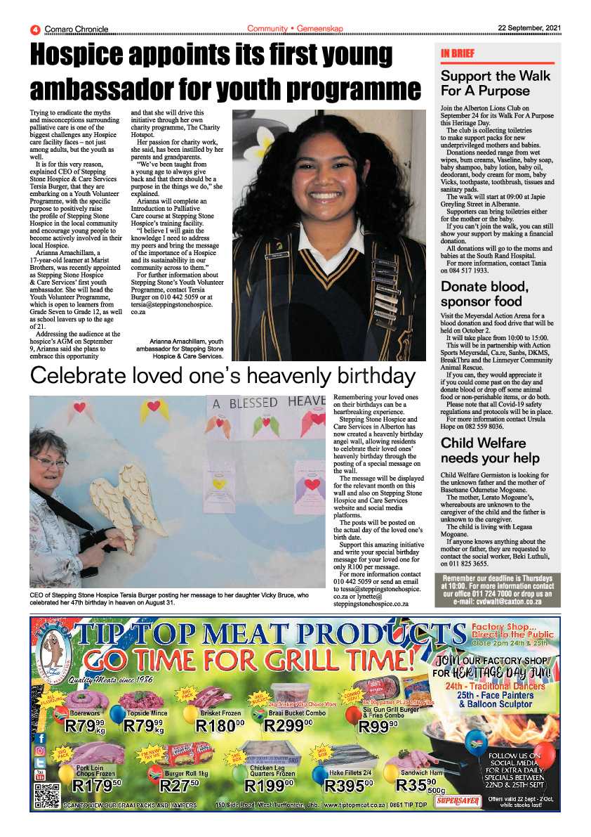 Comaro Chronicle 22 September 2021 page 4