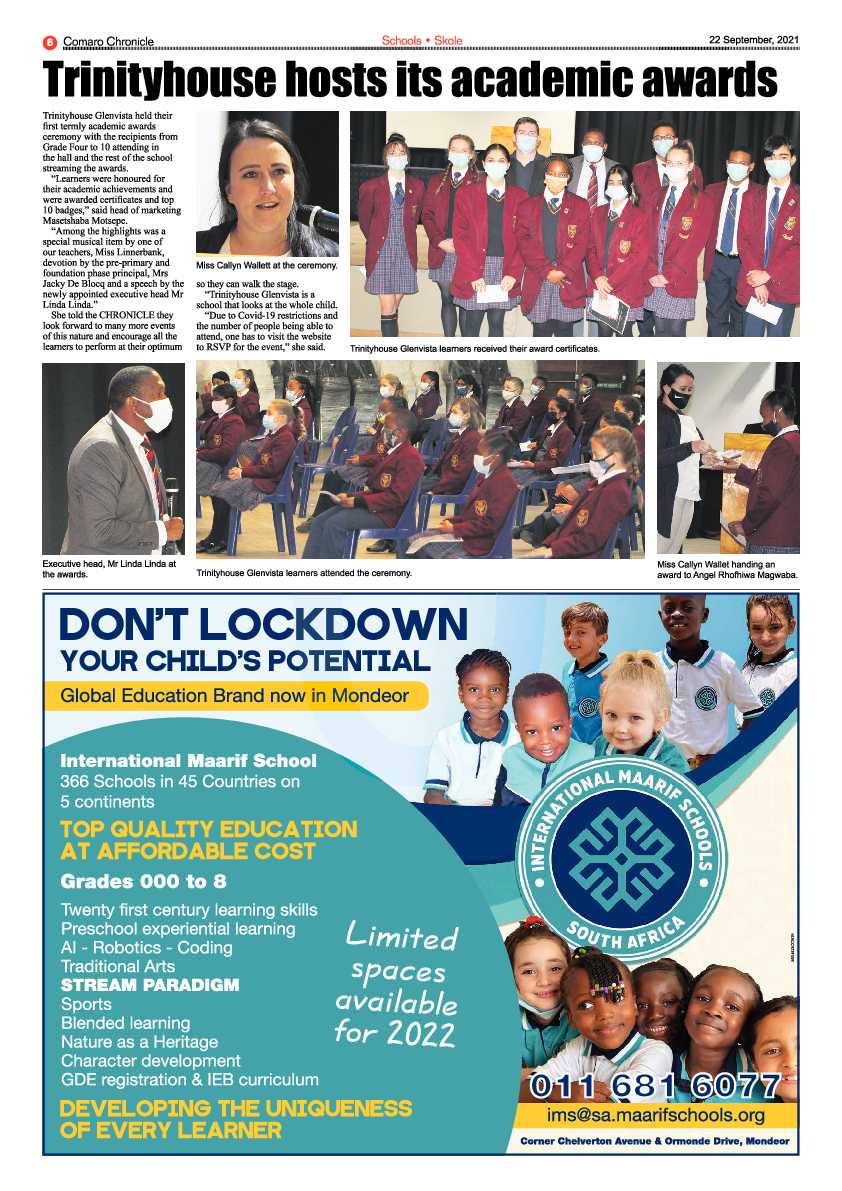 Comaro Chronicle 22 September 2021 page 6