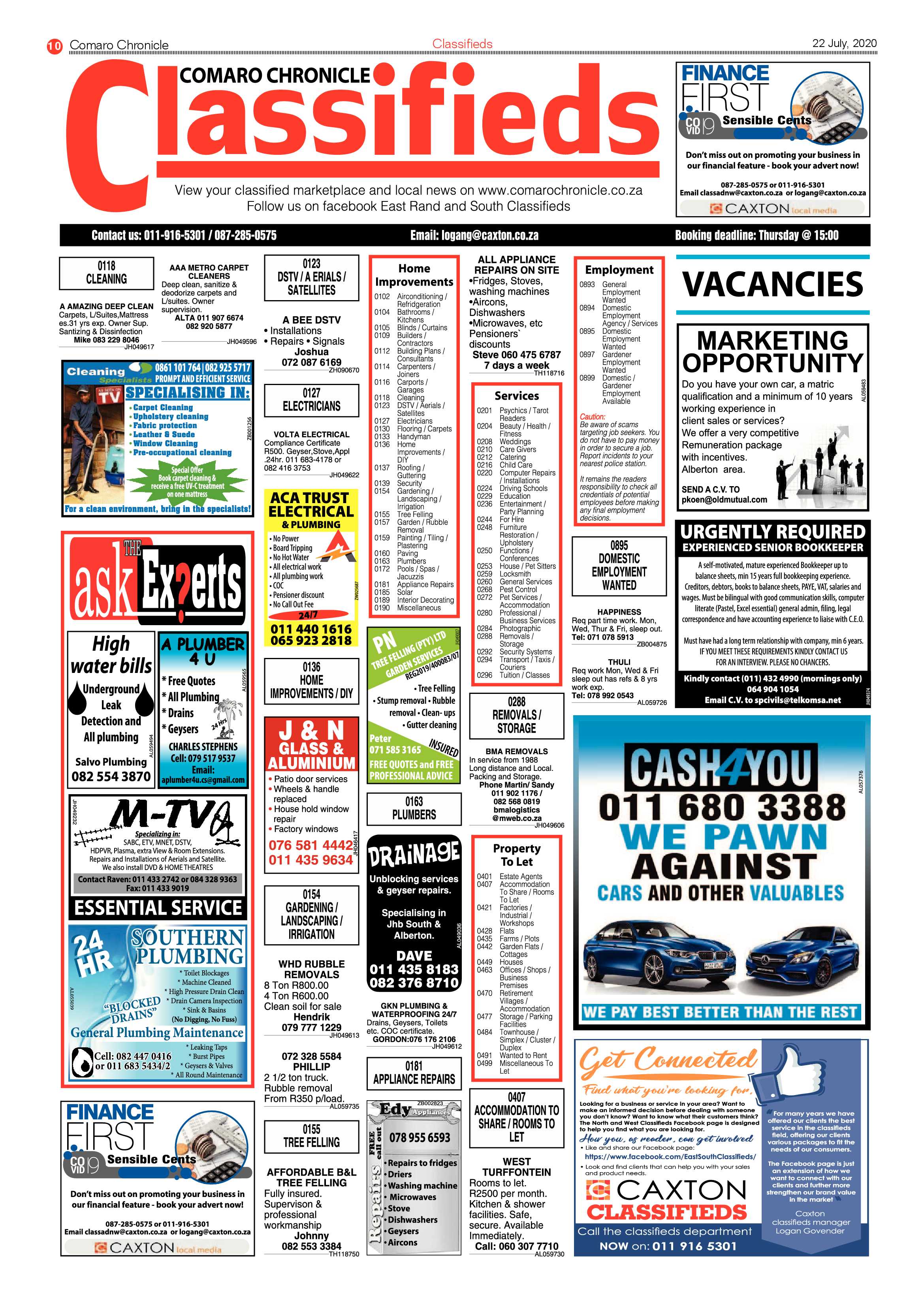 Comaro Chronicle 22  July 2020 page 10