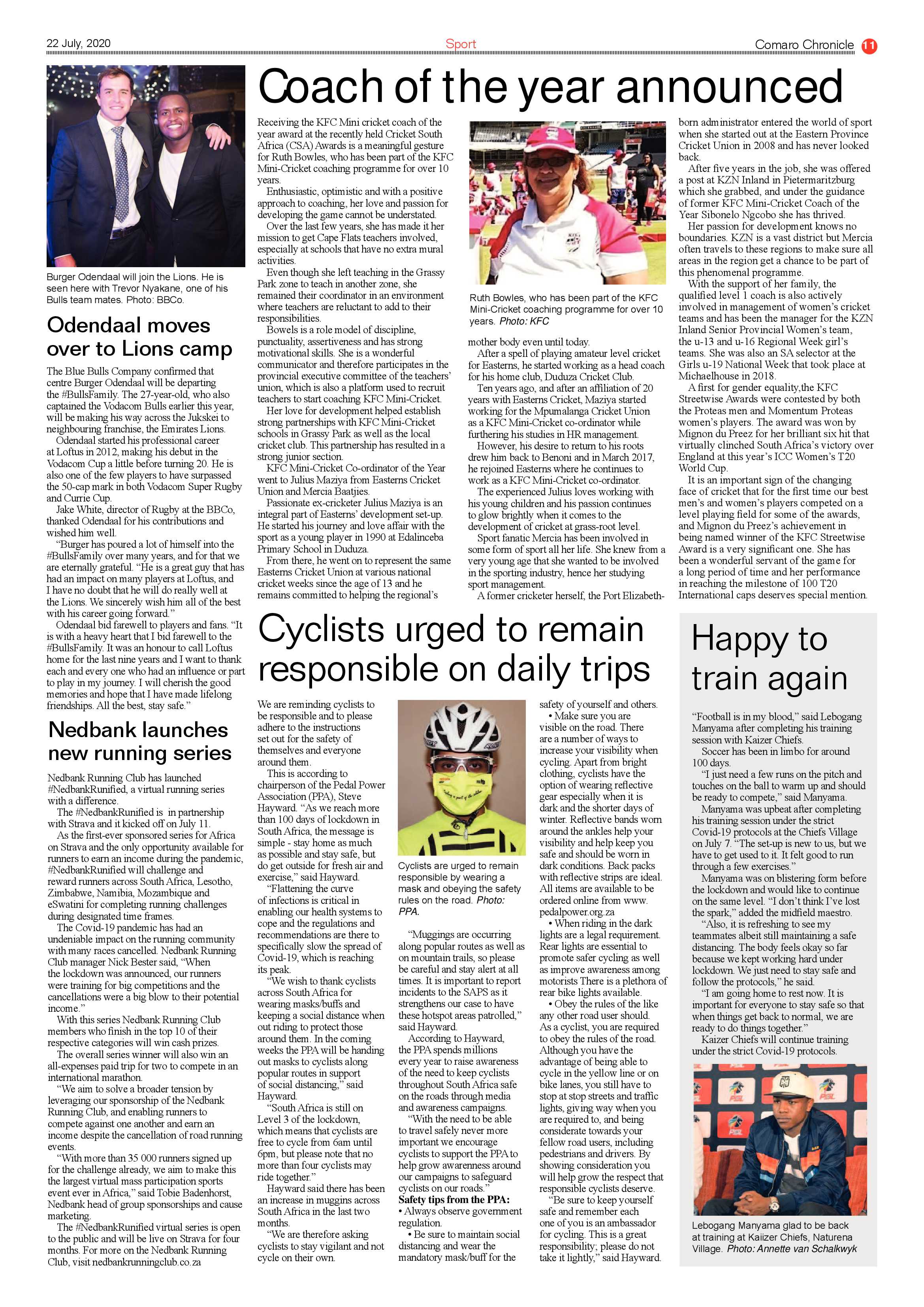 Comaro Chronicle 22  July 2020 page 11