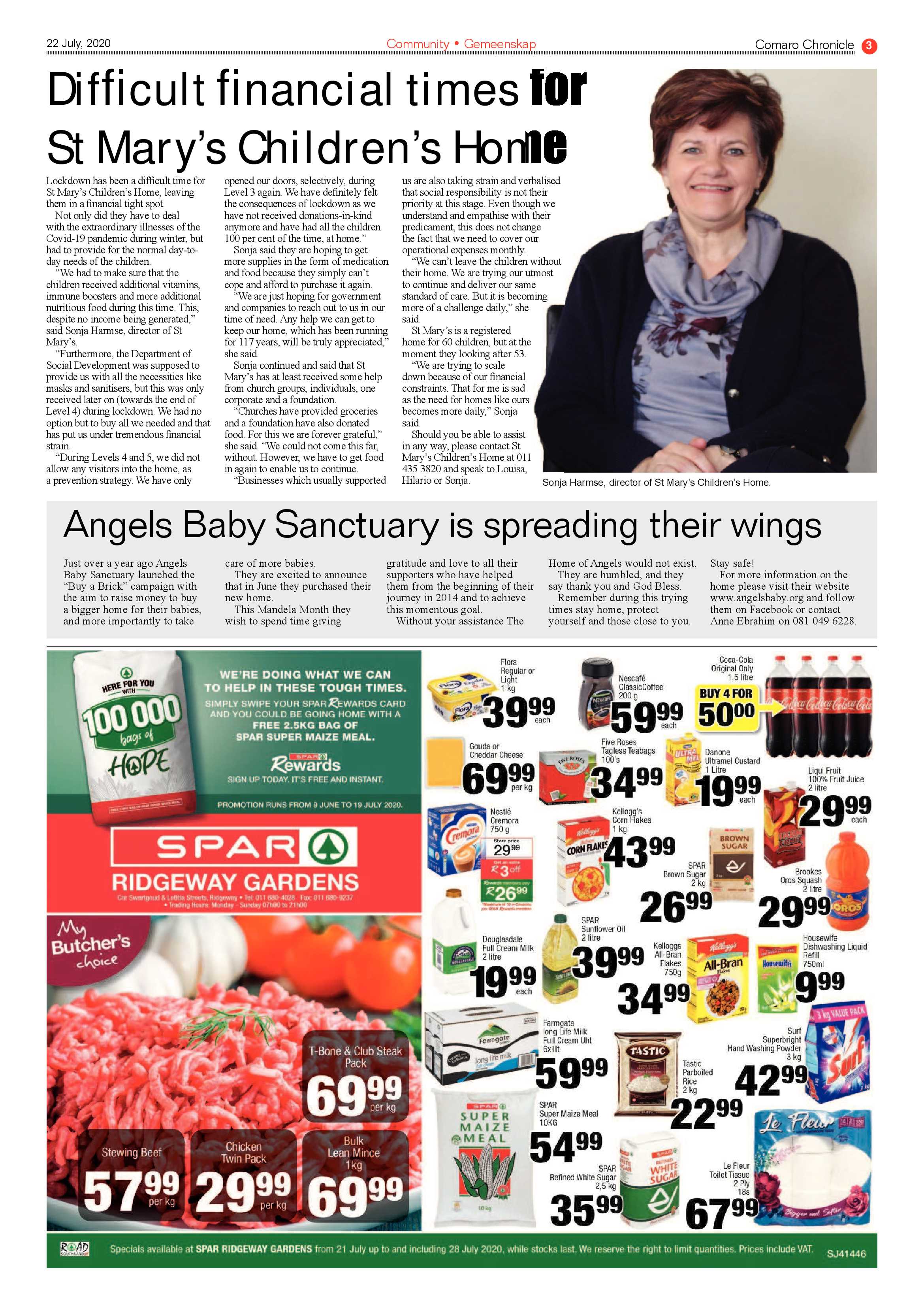 Comaro Chronicle 22  July 2020 page 3
