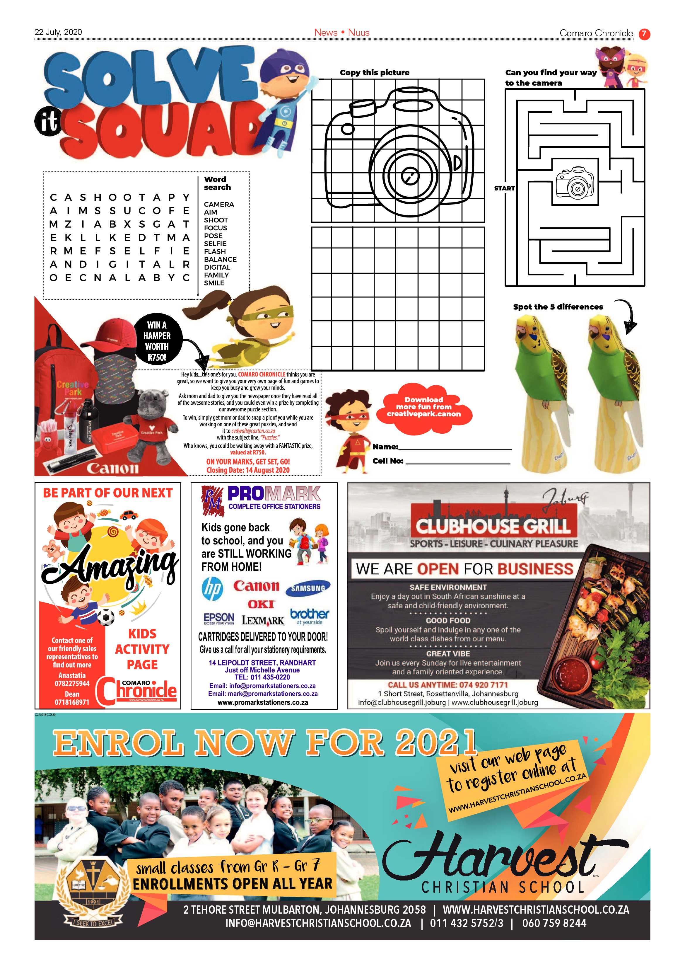 Comaro Chronicle 22  July 2020 page 7