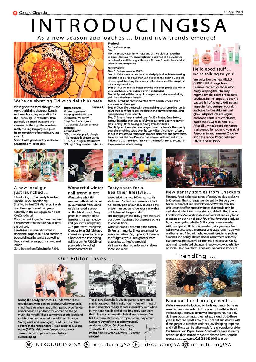 Comaro Chronicle 23 April 2021 page 6