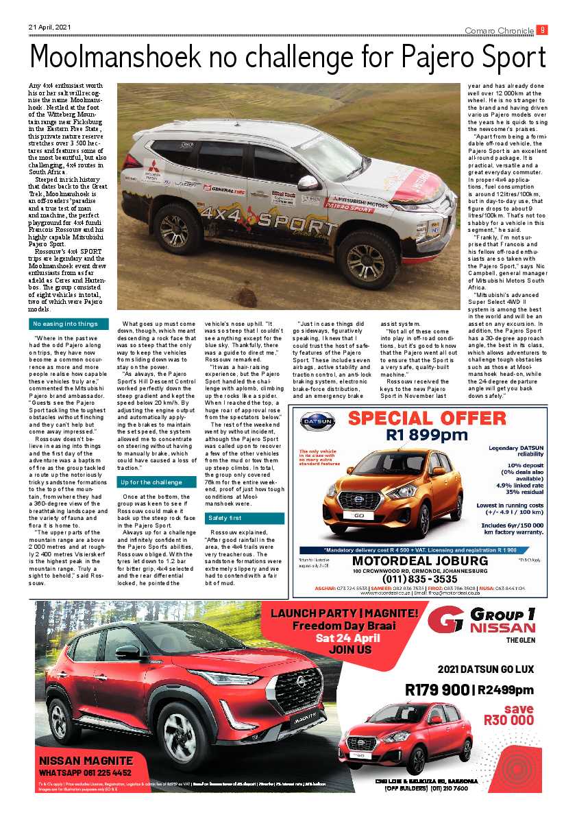 Comaro Chronicle 23 April 2021 page 9