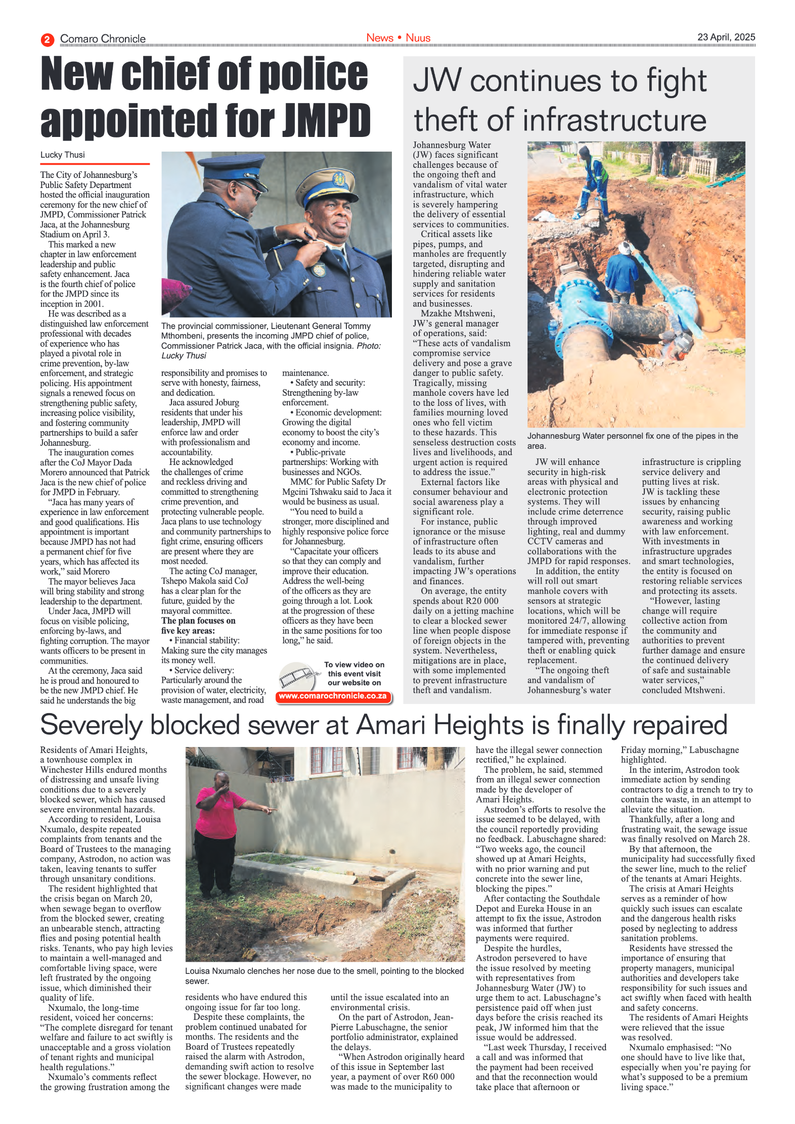 Comaro Chronicle 23 April_2025 page 2