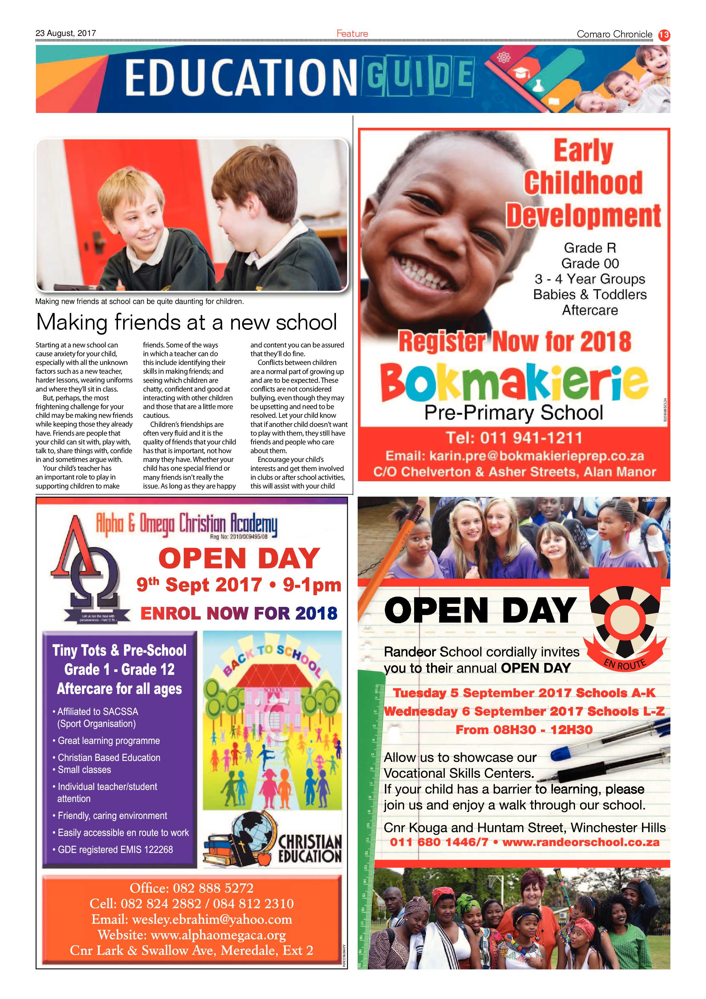 Comaro Chronicle 23 August 2017 page 13