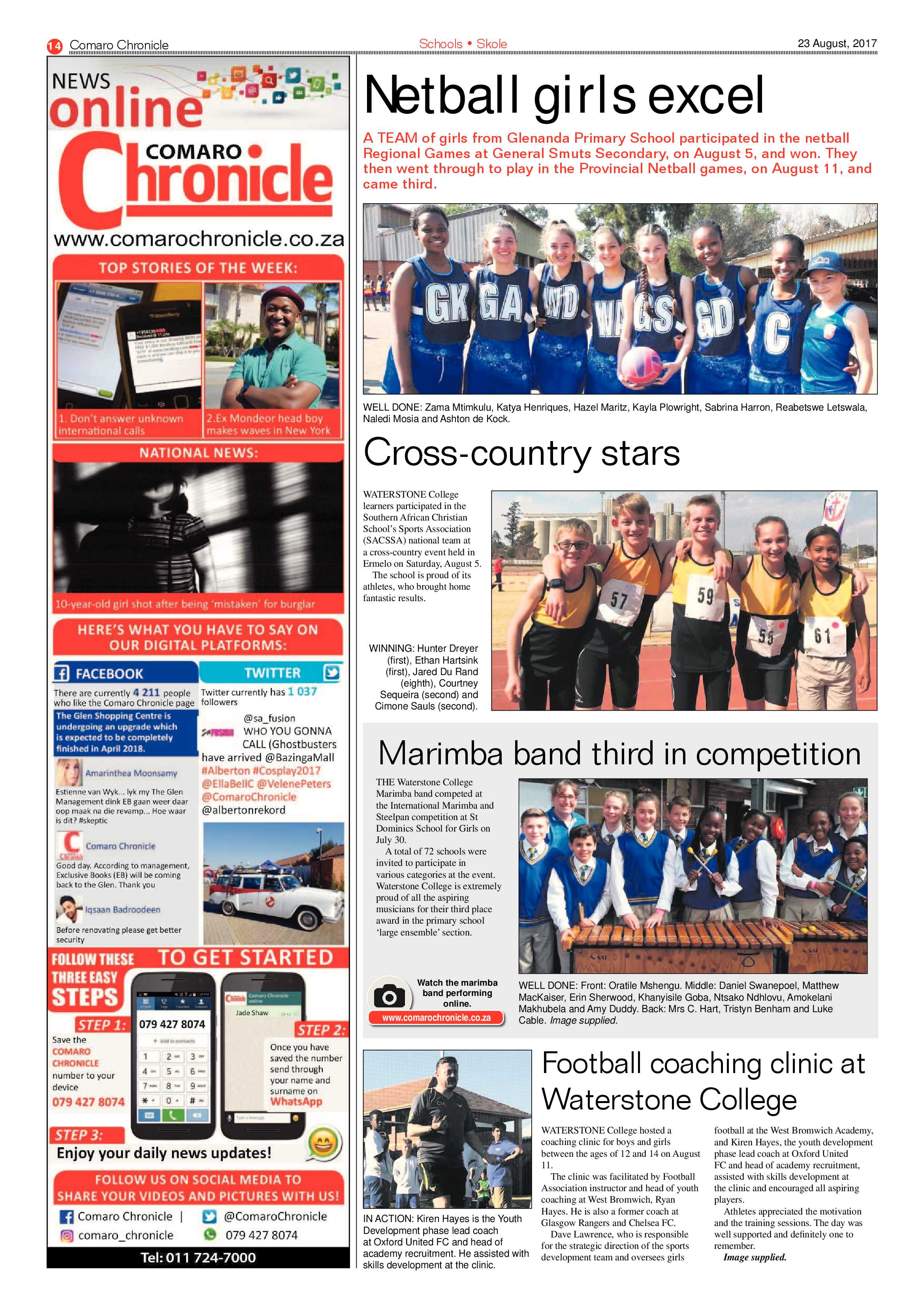 Comaro Chronicle 23 August 2017 page 14