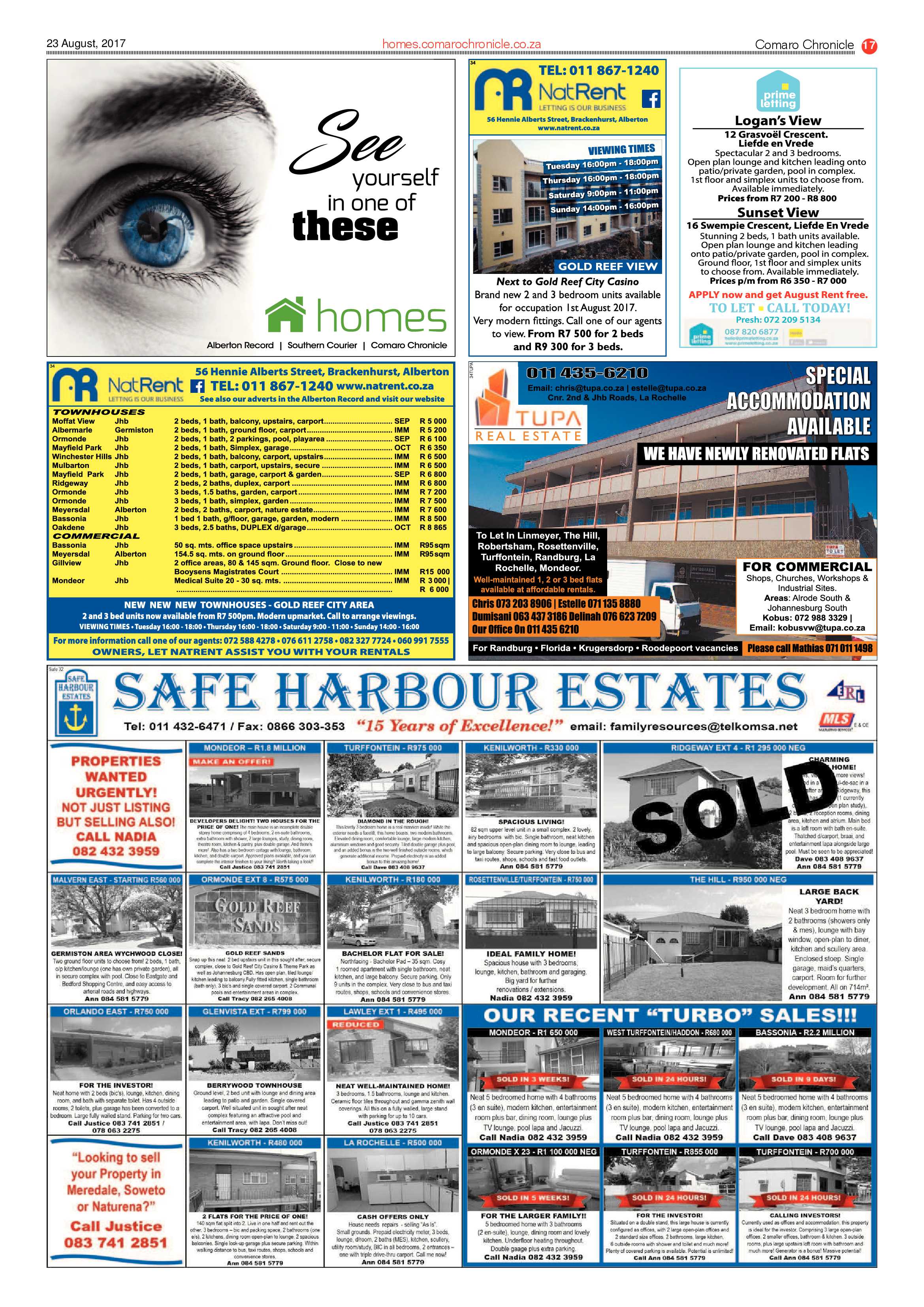 Comaro Chronicle 23 August 2017 page 17