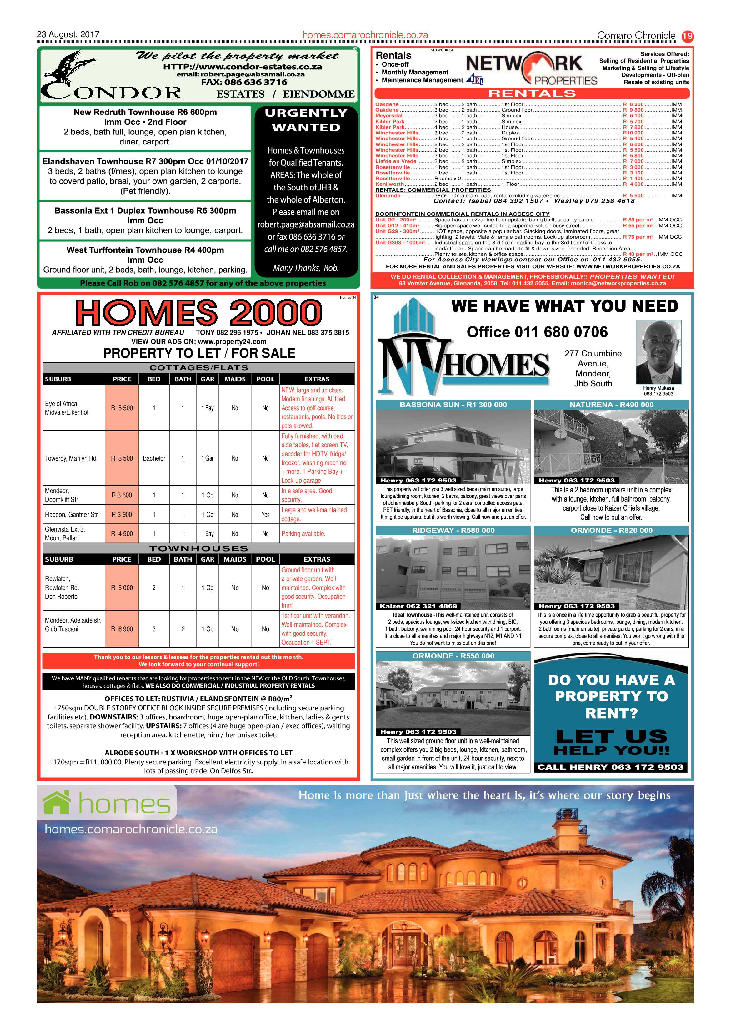 Comaro Chronicle 23 August 2017 page 19