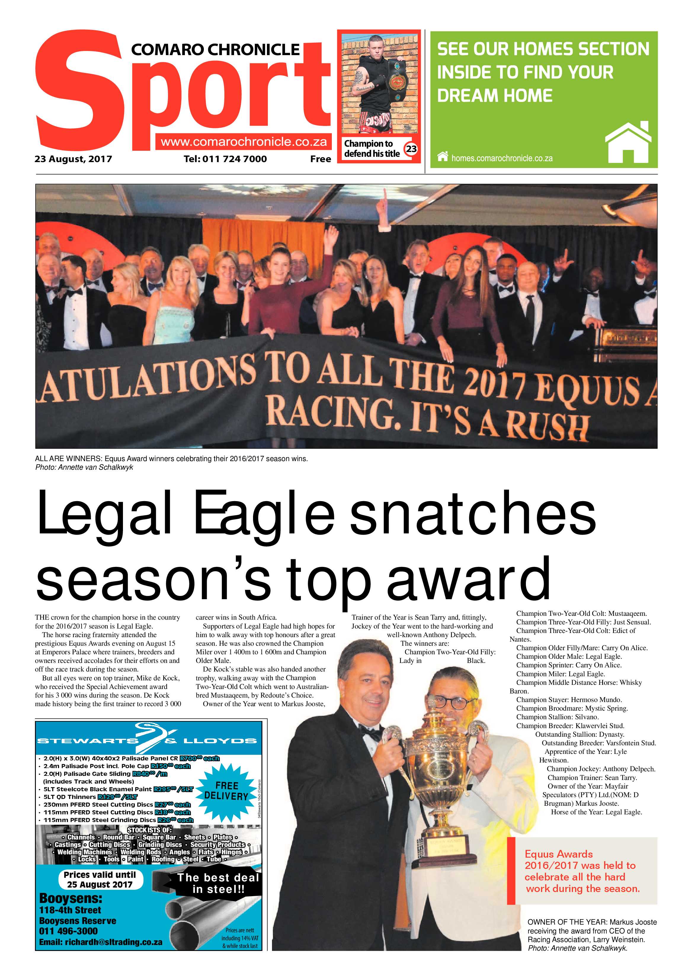 Comaro Chronicle 23 August 2017 page 24