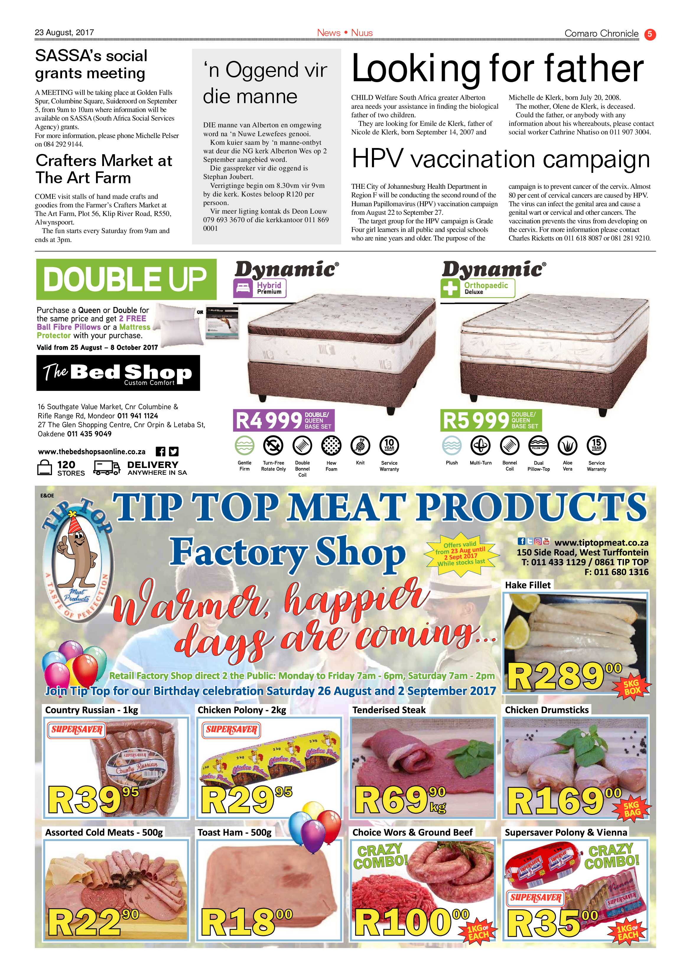 Comaro Chronicle 23 August 2017 page 5