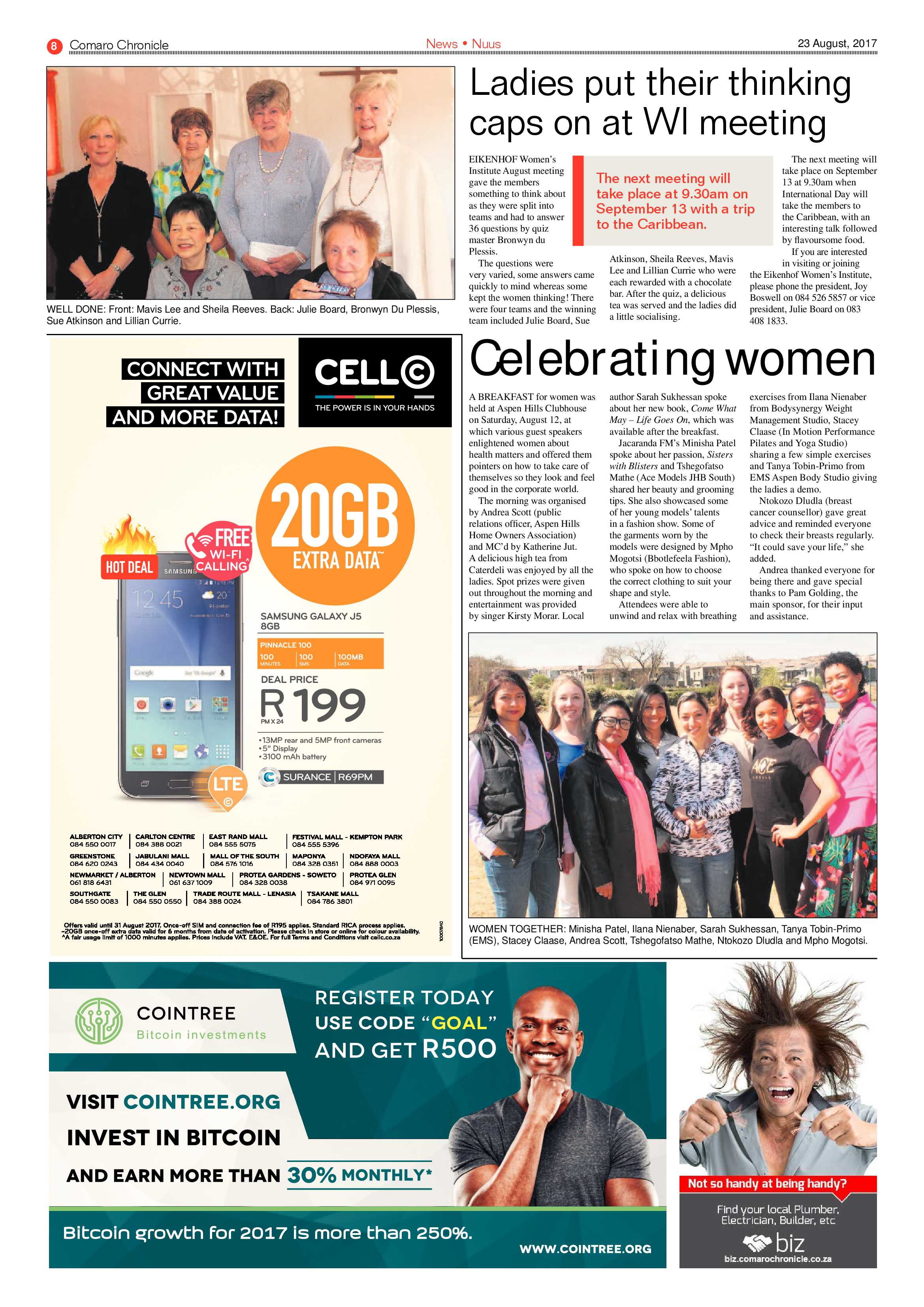 Comaro Chronicle 23 August 2017 page 8