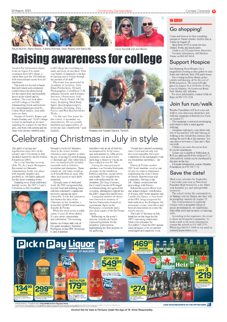Comaro Chronicle 23 August 2023 page 5