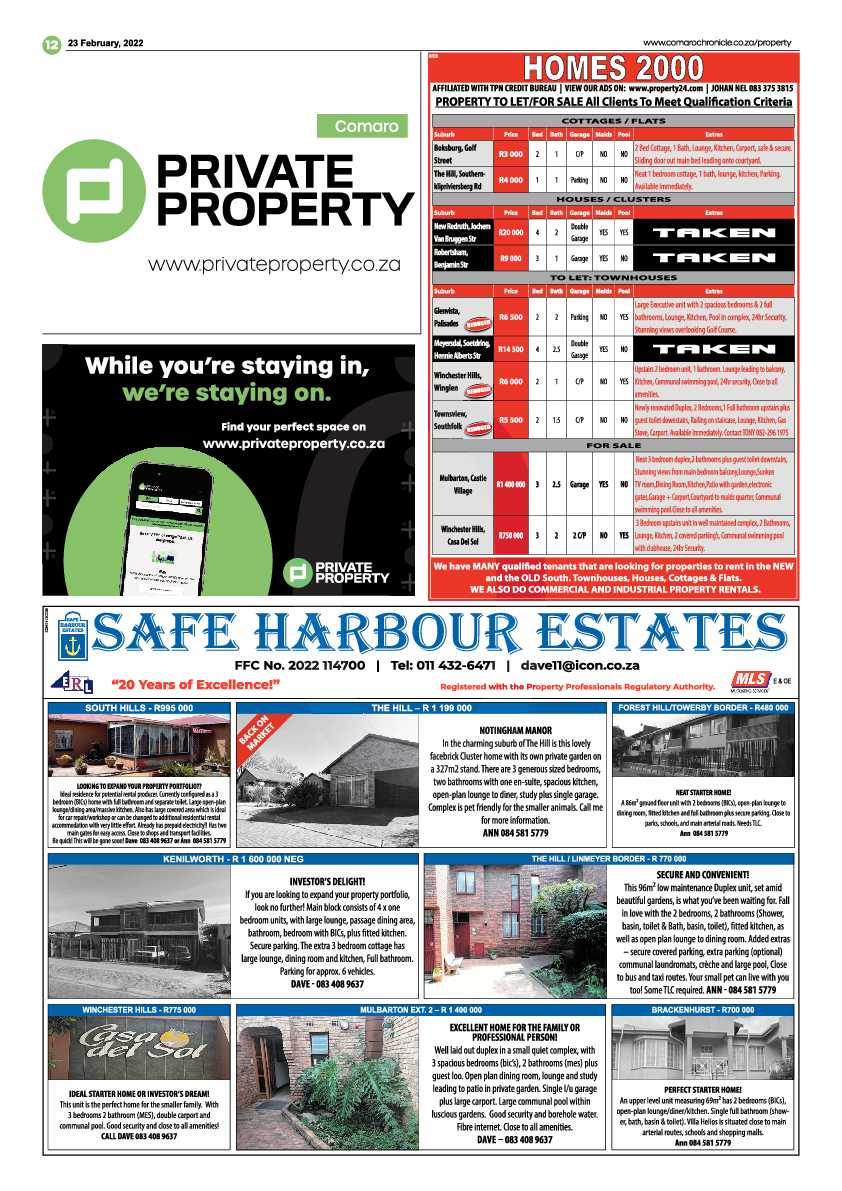 Comaro Chronicle 23 February 2022 page 14