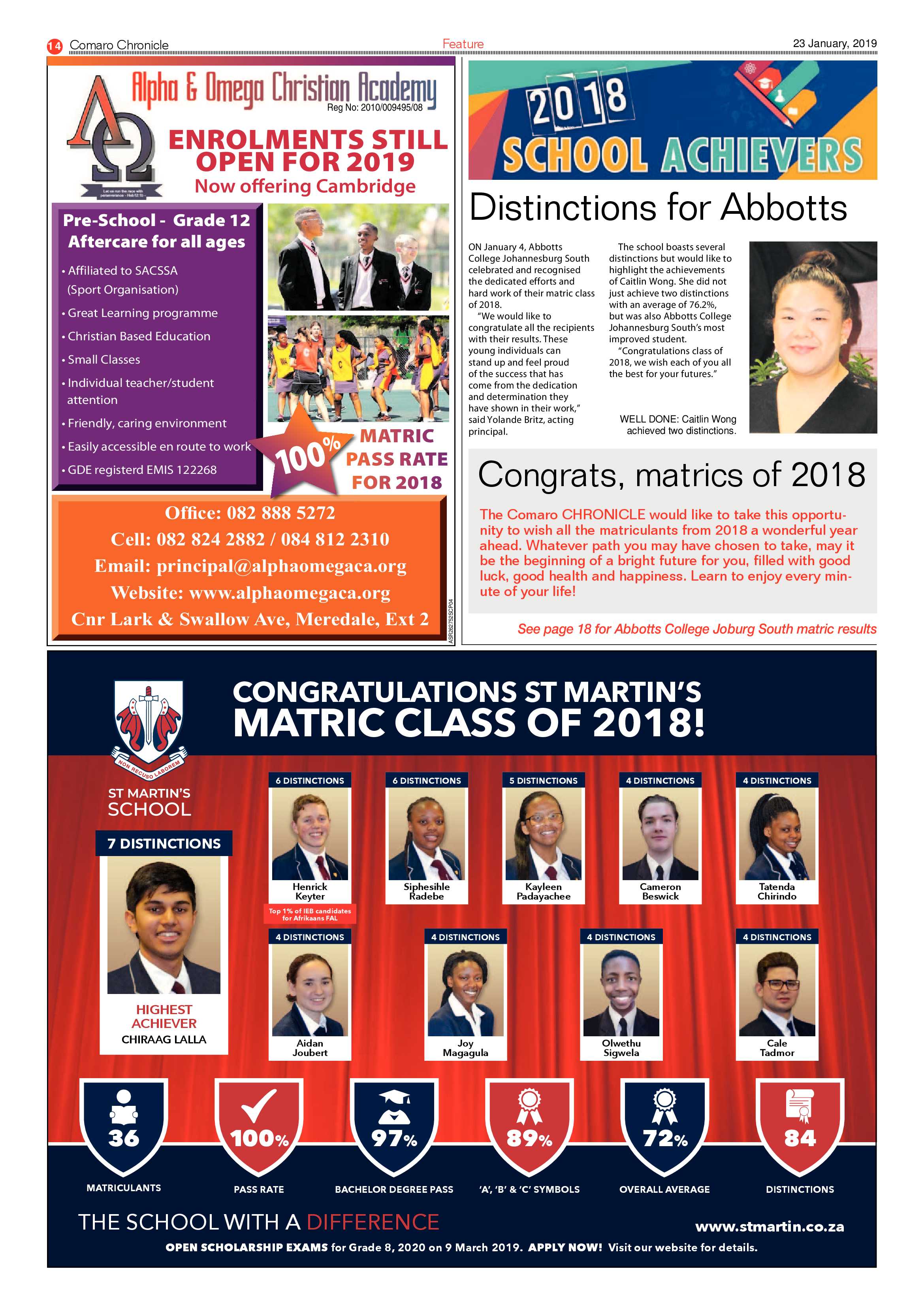 Comaro Chronicle 23 January 2019 page 14