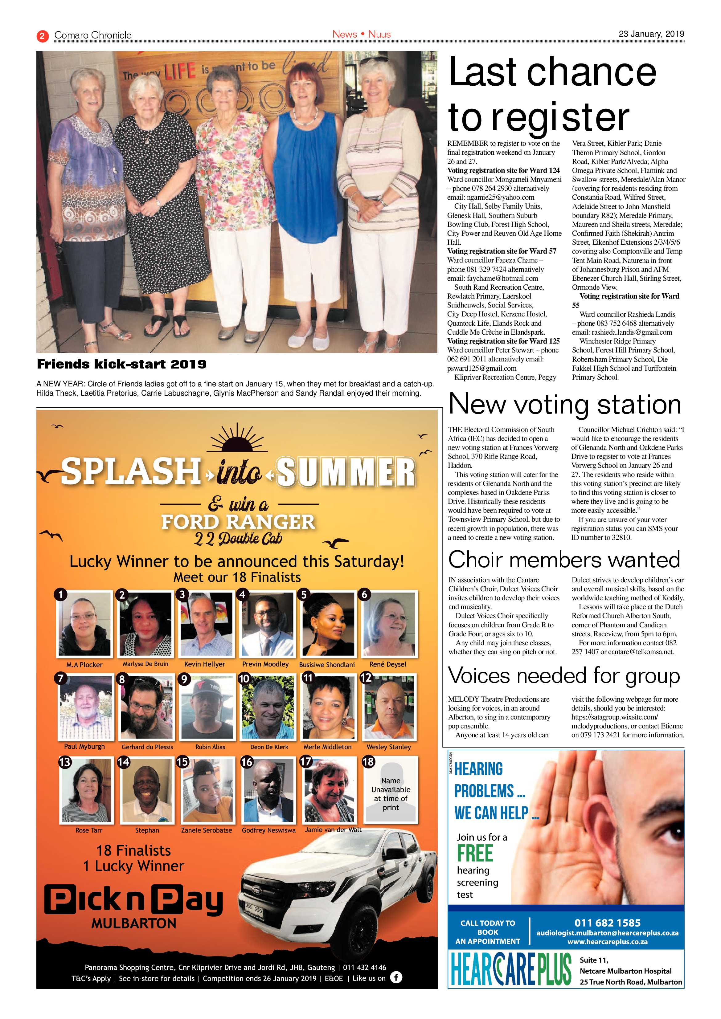 Comaro Chronicle 23 January 2019 page 2