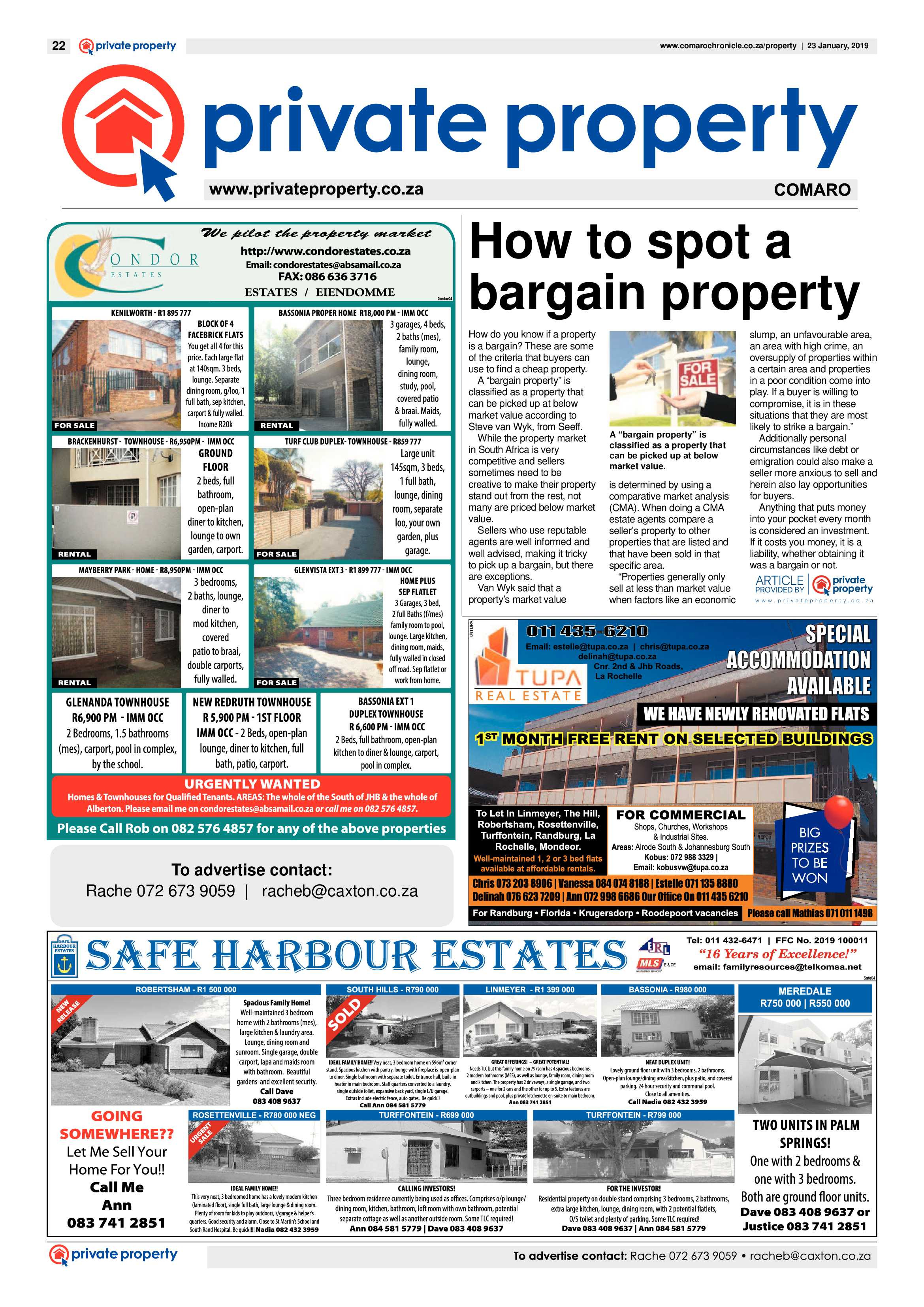 Comaro Chronicle 23 January 2019 page 22