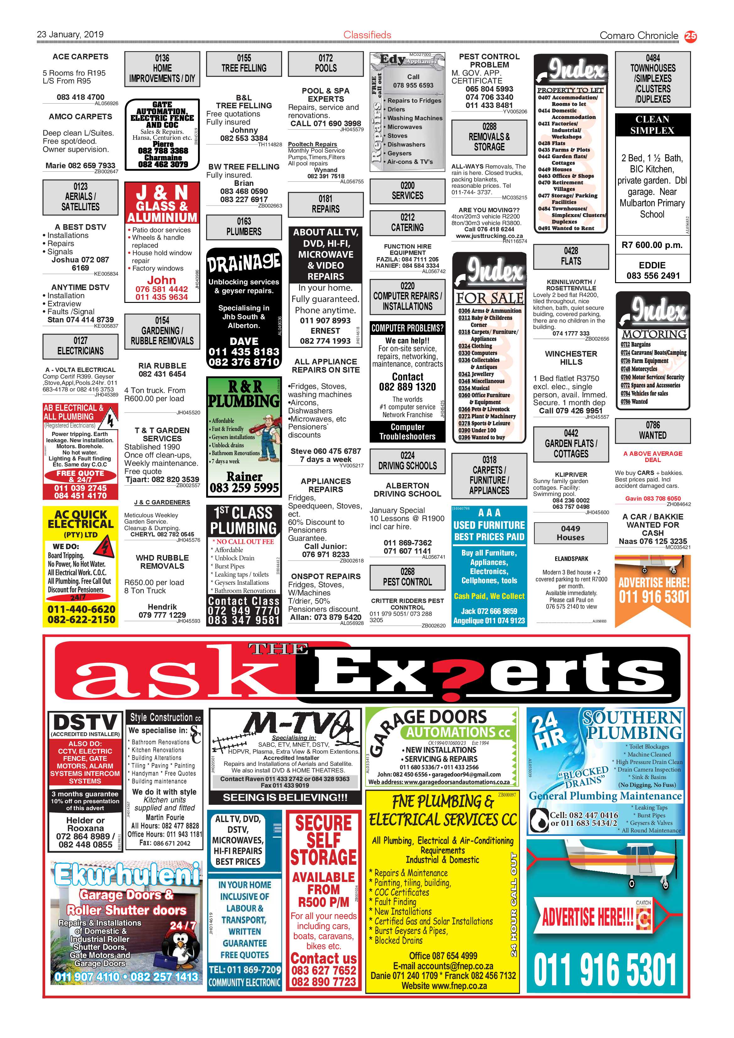 Comaro Chronicle 23 January 2019 page 25