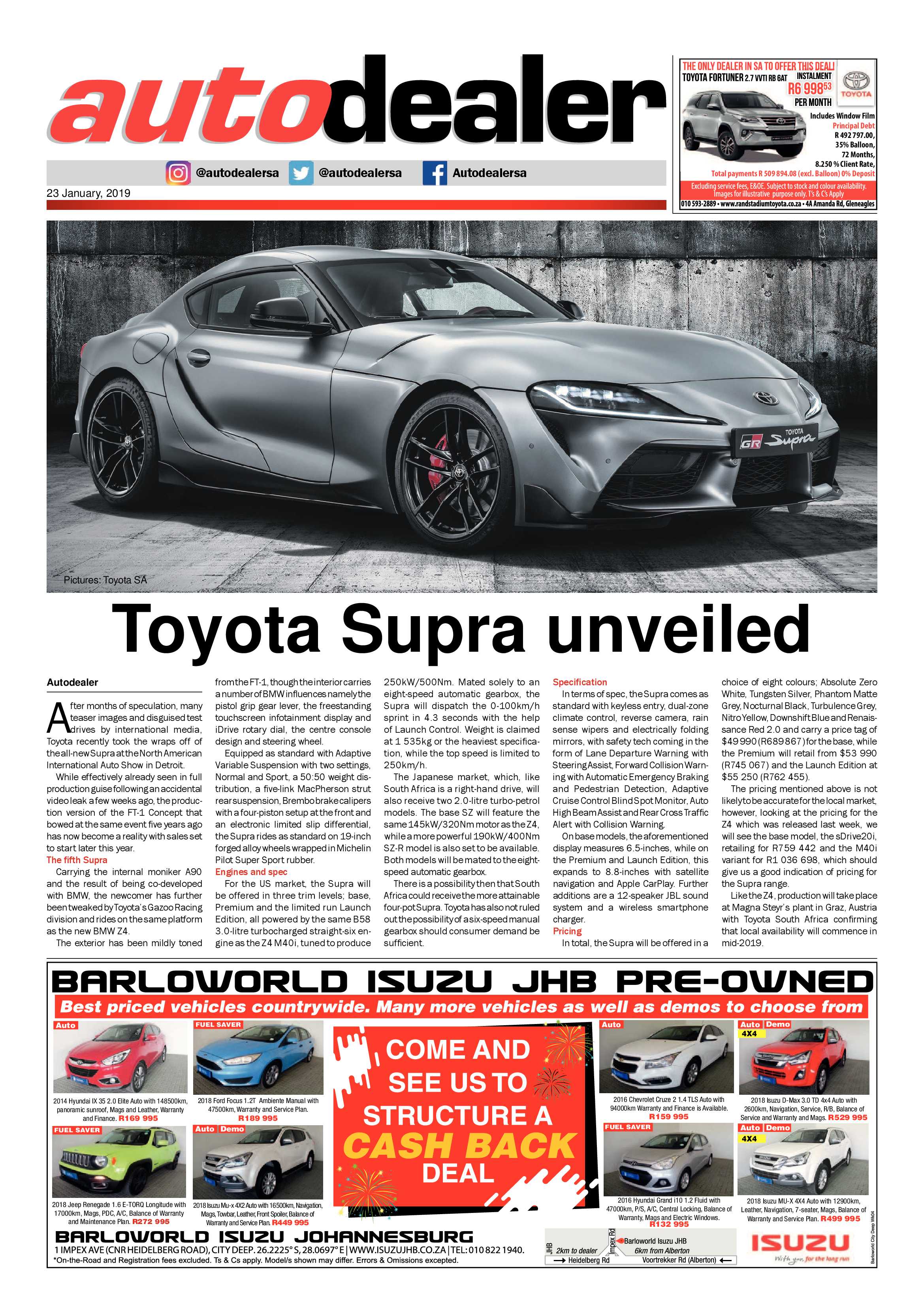 Comaro Chronicle 23 January 2019 page 27