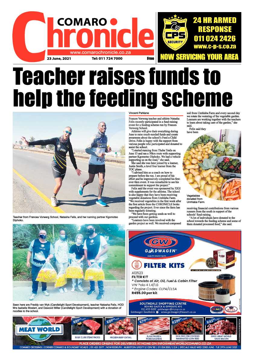 Comaro Chronicle 23 June 2021 page 1