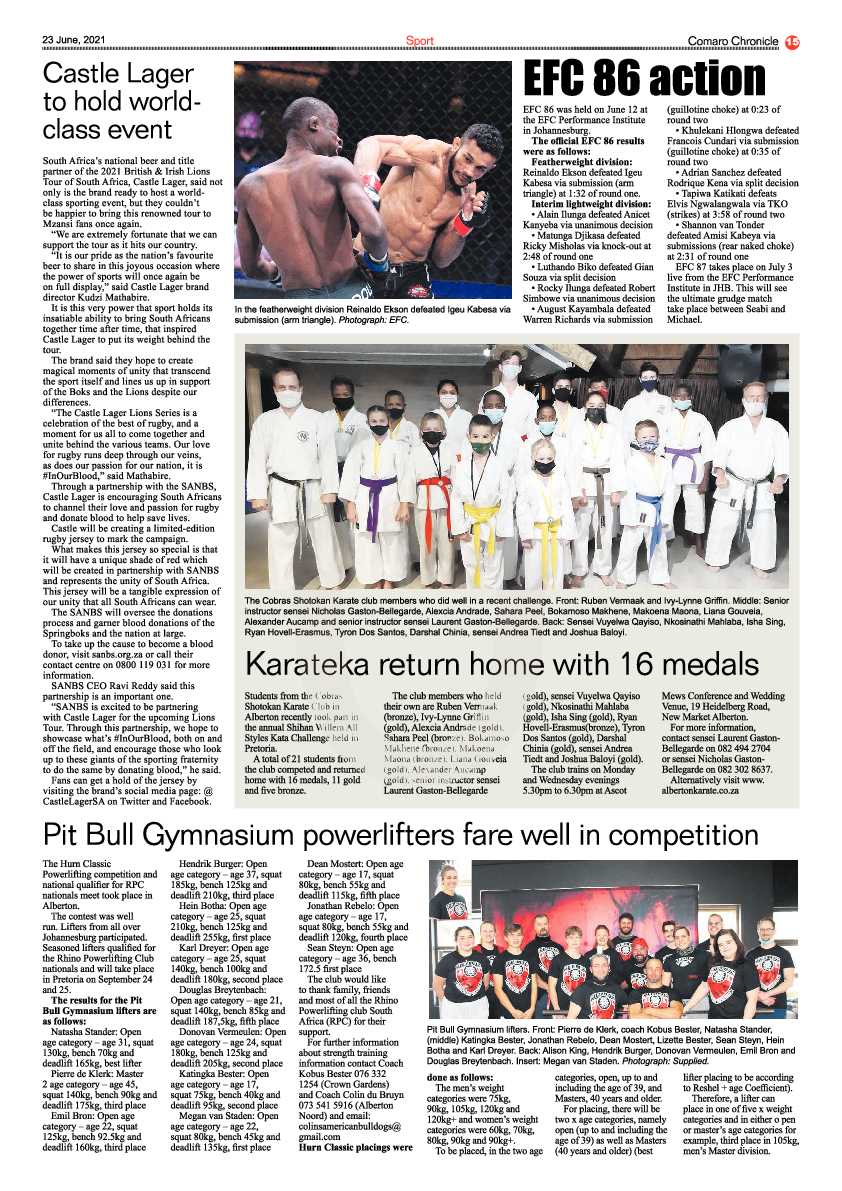 Comaro Chronicle 23 June 2021 page 15