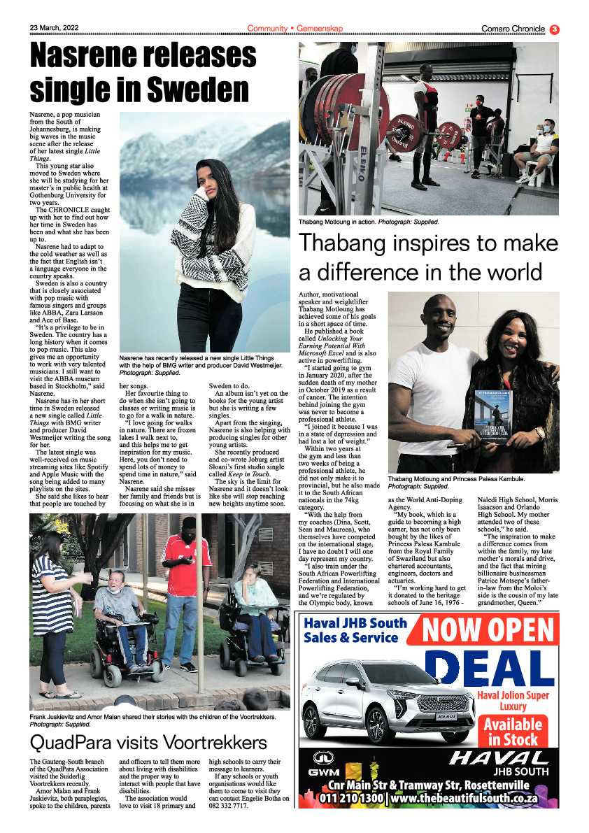 Comaro Chronicle 23 March 2022 page 5