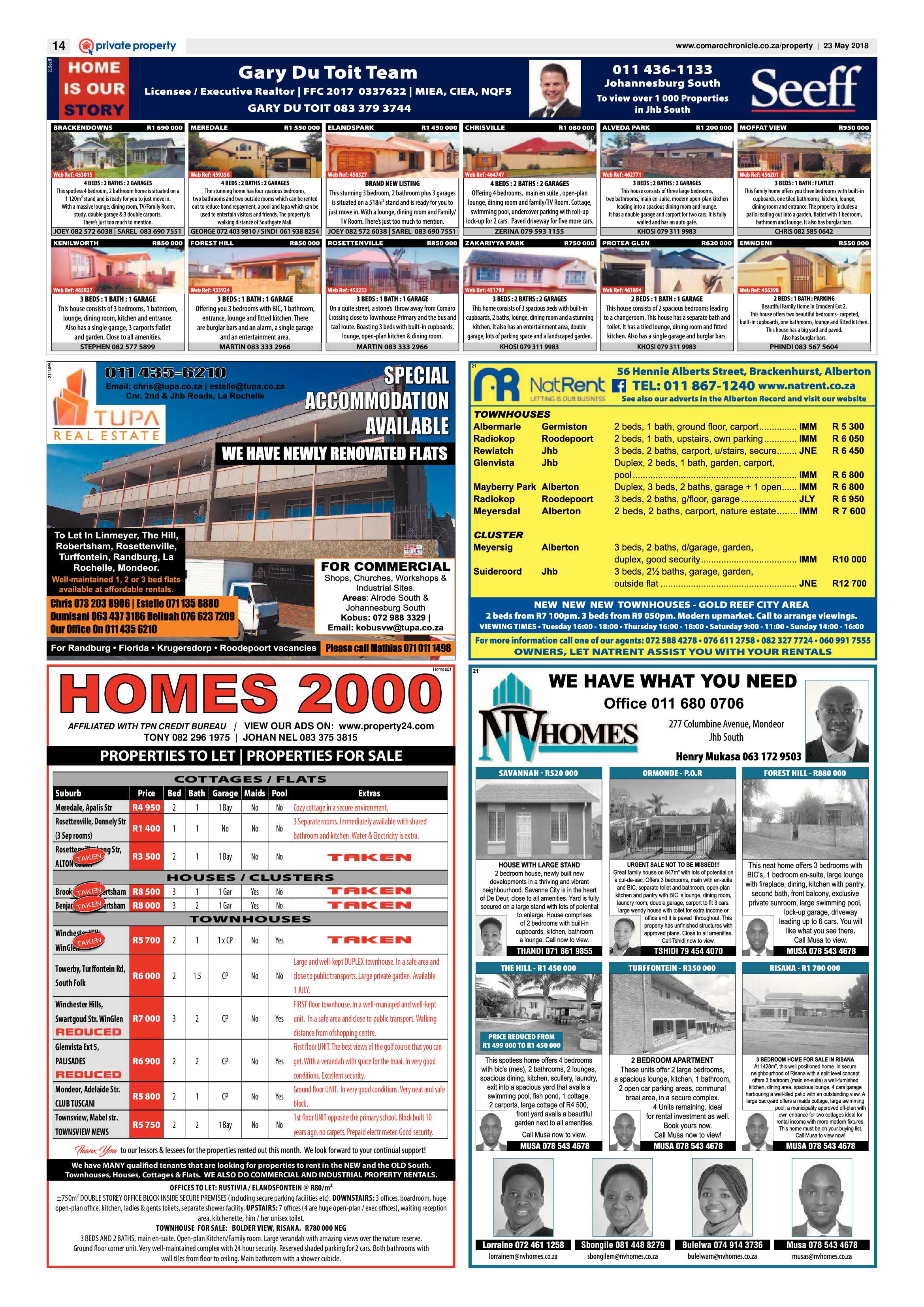 Comaro Chronicle 23 May 2018 page 16