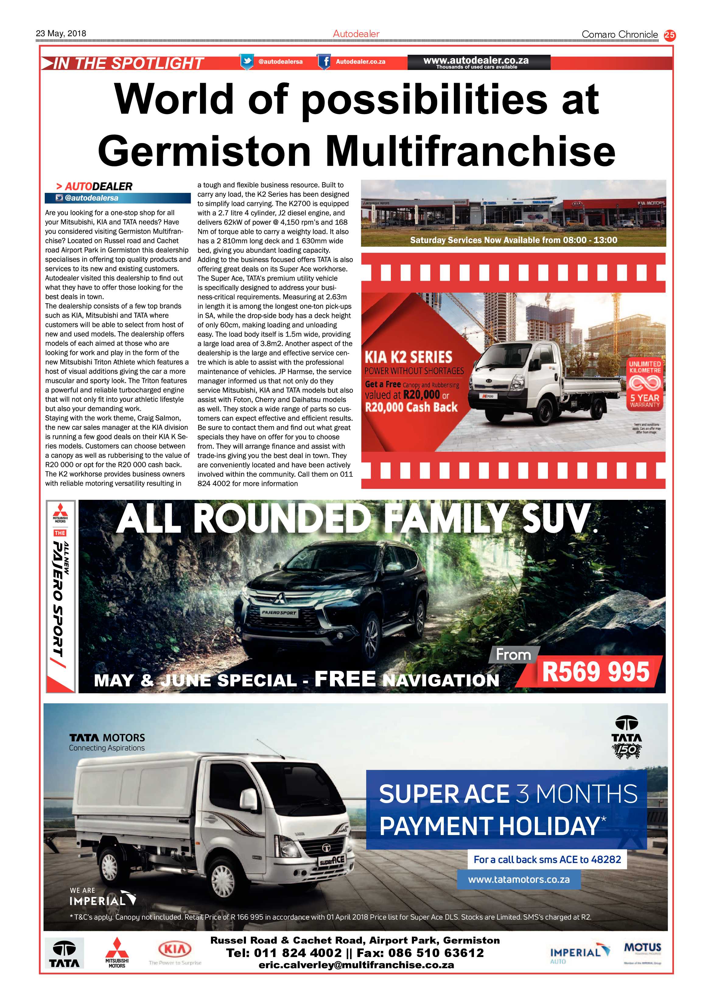 Comaro Chronicle 23 May 2018 page 27