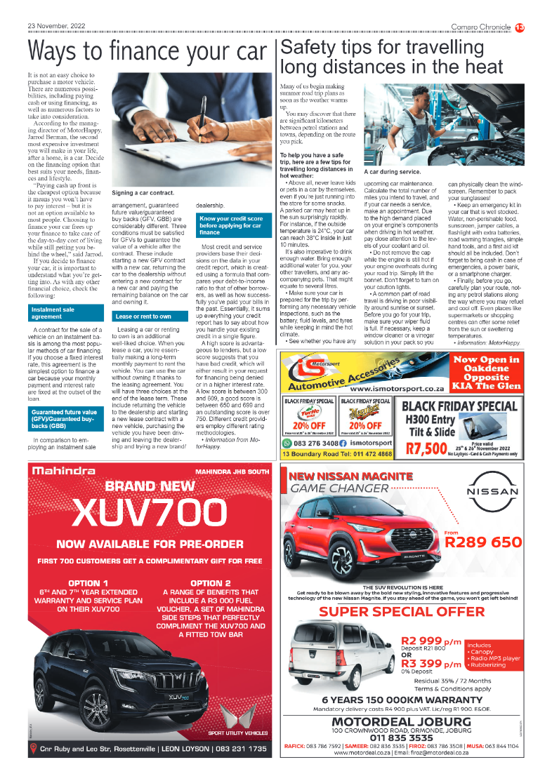 Comaro Chronicle 23 Nov 2022 page 17