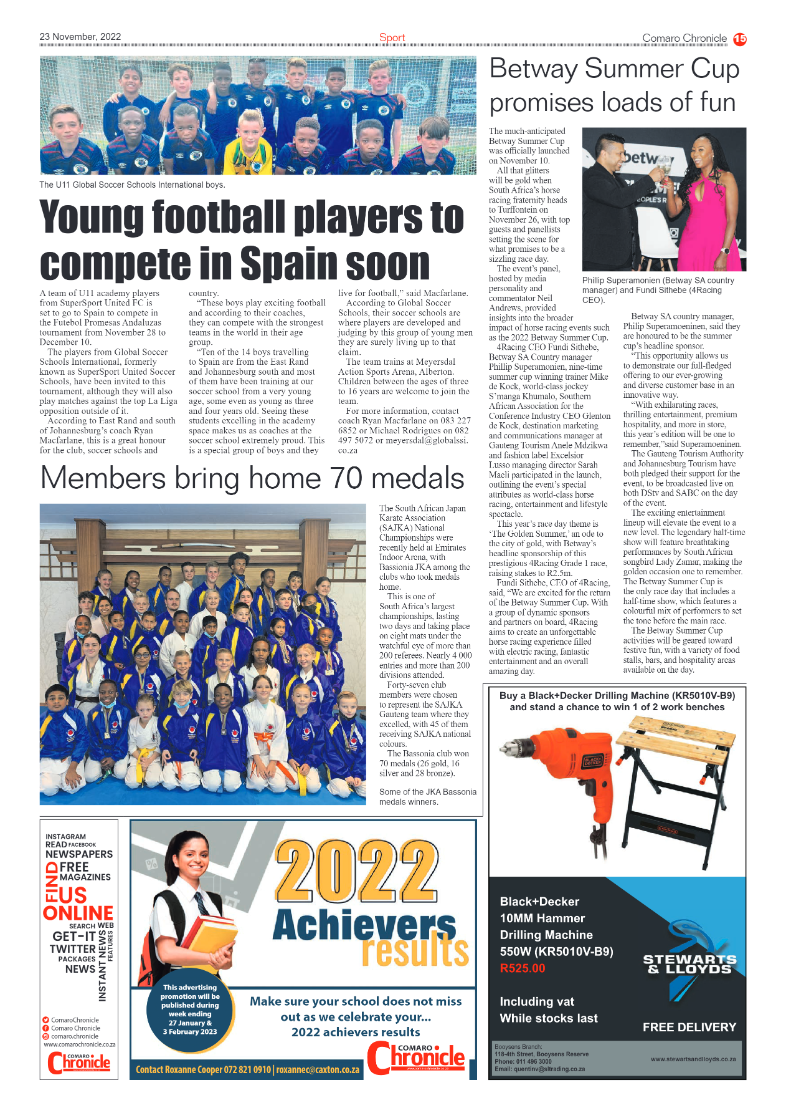 Comaro Chronicle 23 Nov 2022 page 19