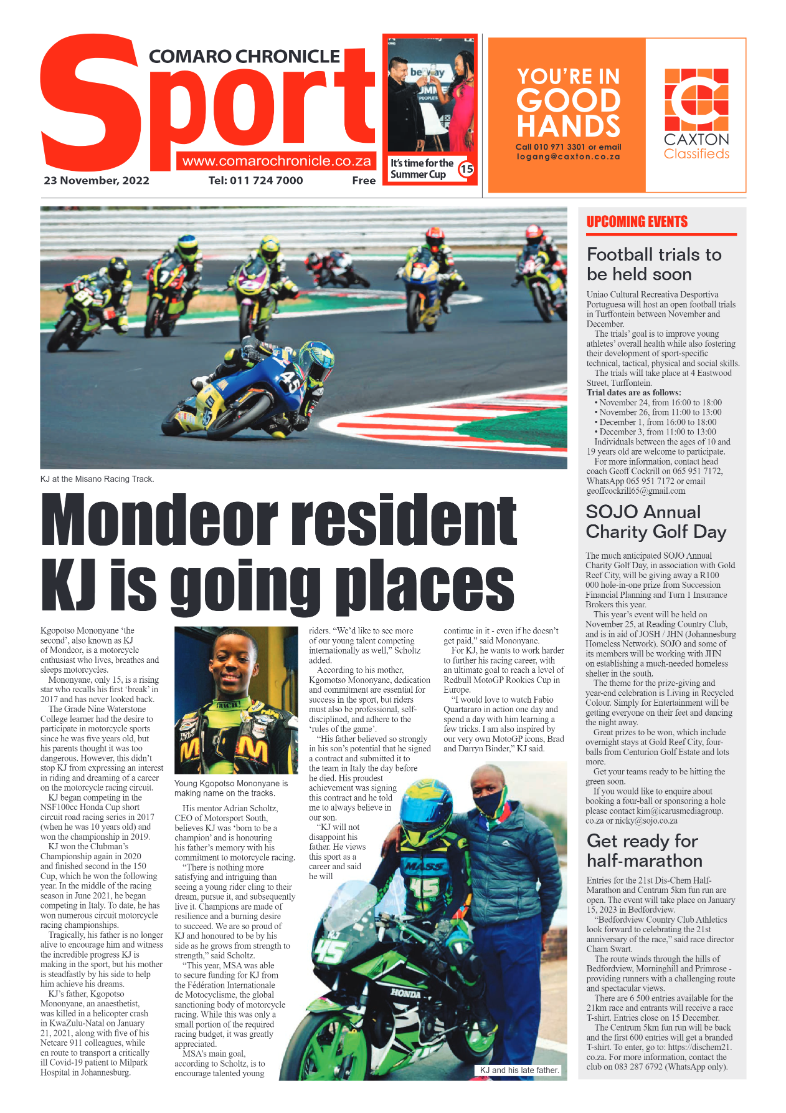 Comaro Chronicle 23 Nov 2022 page 20