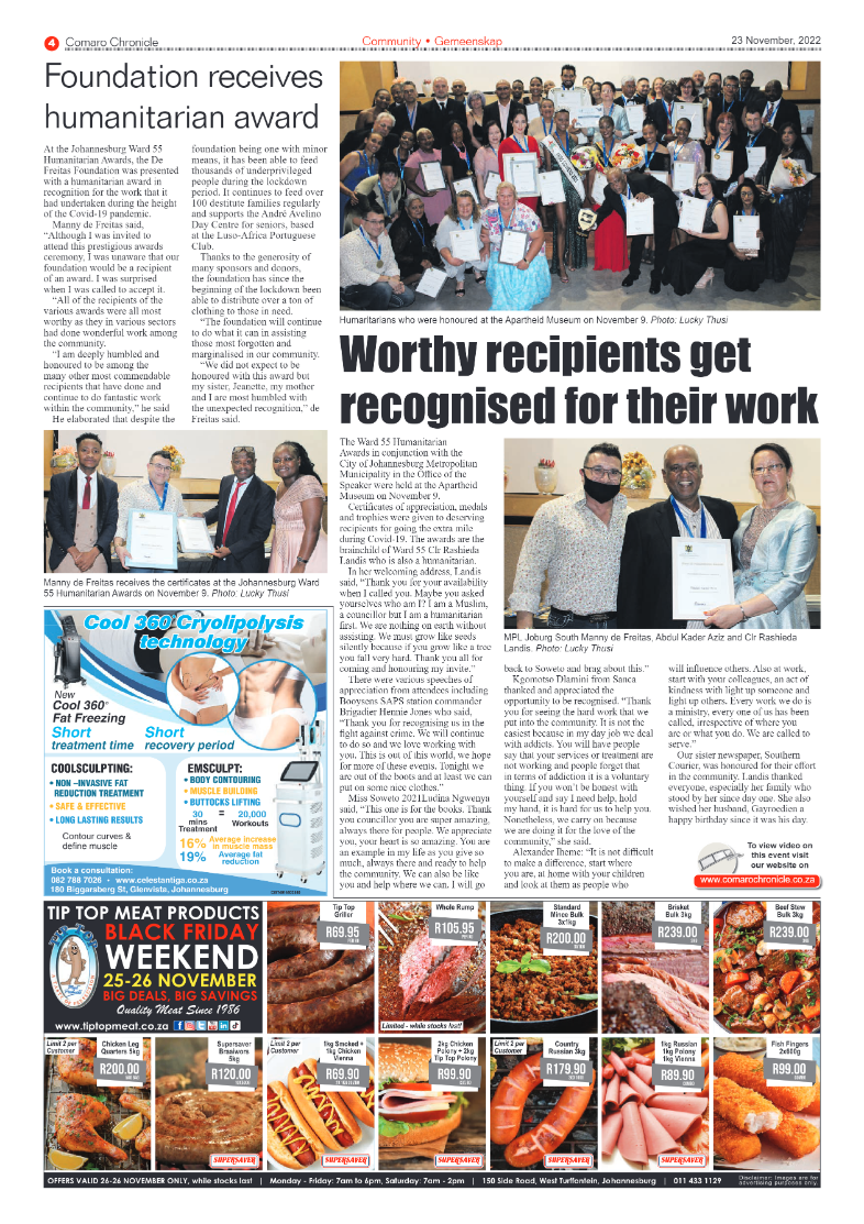 Comaro Chronicle 23 Nov 2022 page 8