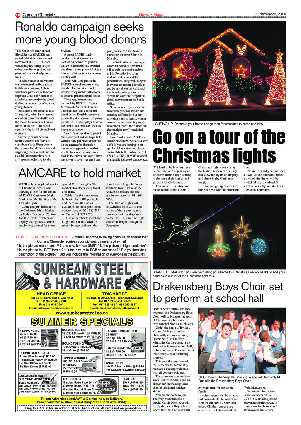 Comaro Chronicle 23 November 2016 page 10
