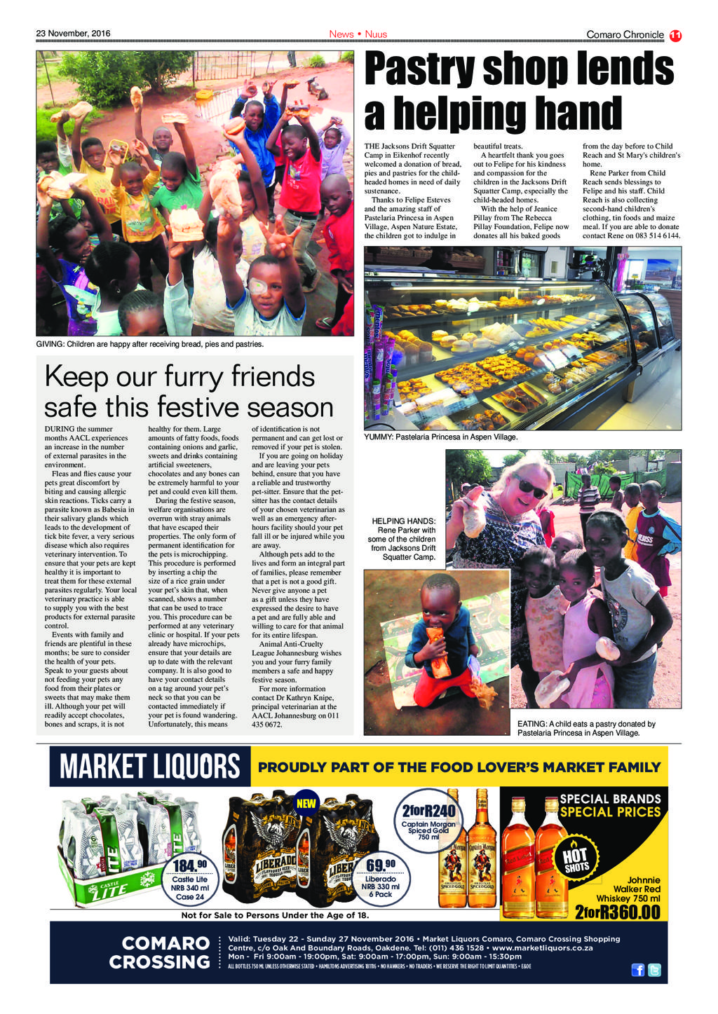 Comaro Chronicle 23 November 2016 page 11