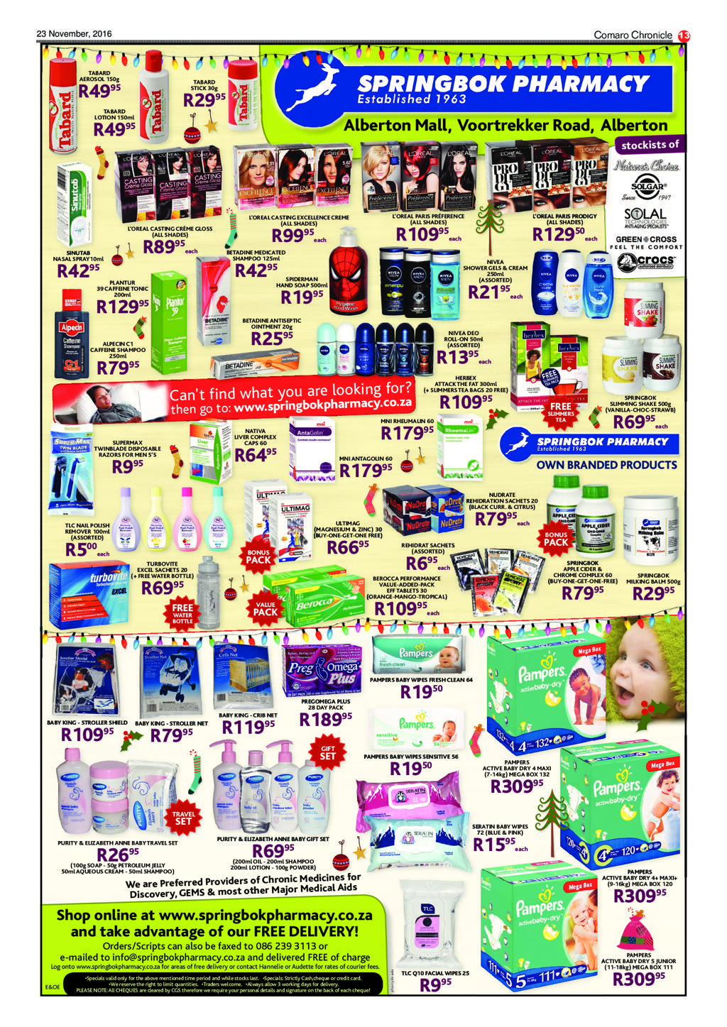 Comaro Chronicle 23 November 2016 page 13
