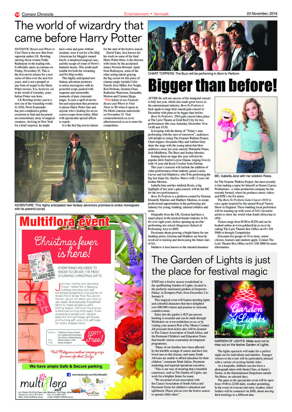 Comaro Chronicle 23 November 2016 page 18