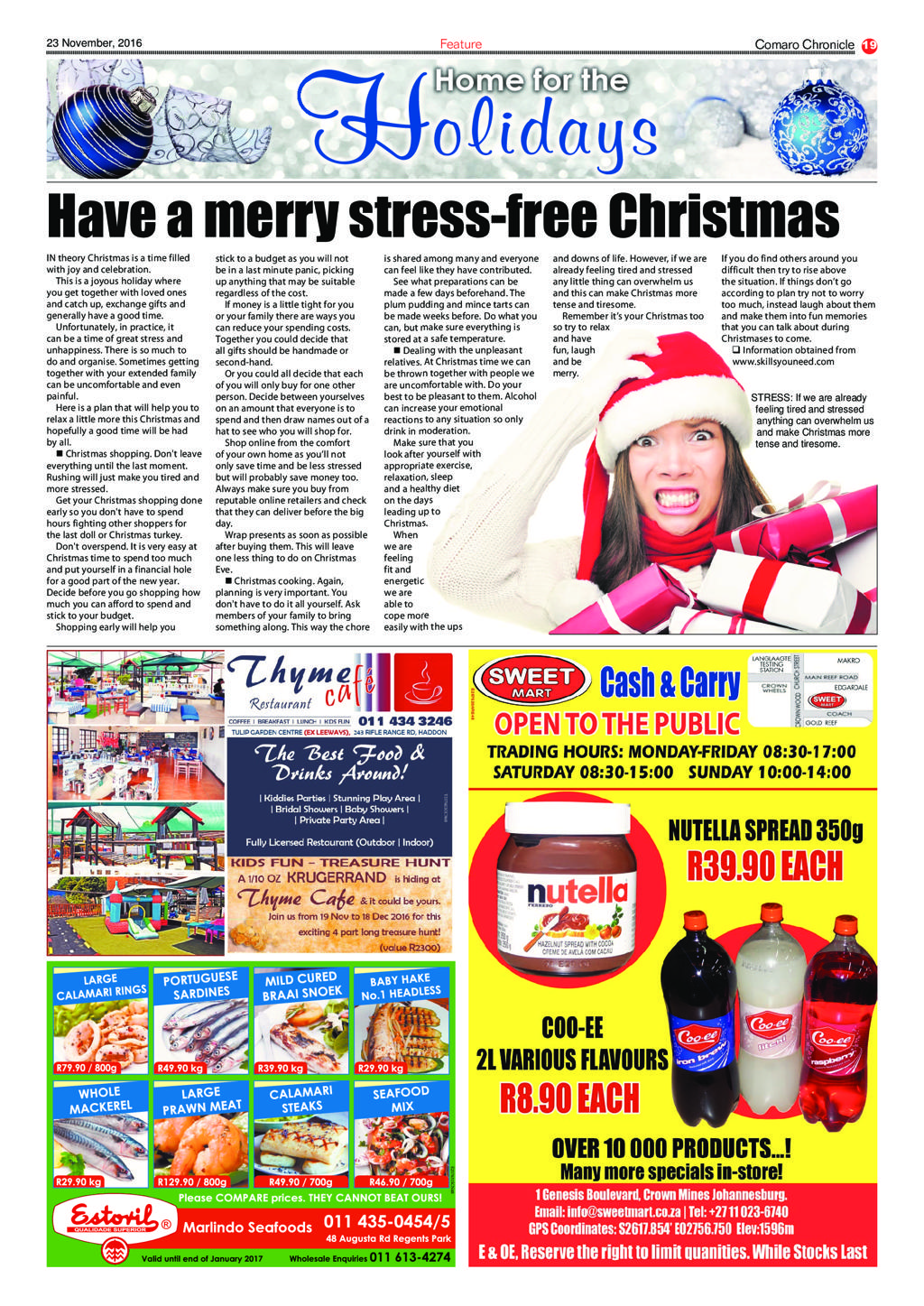 Comaro Chronicle 23 November 2016 page 19