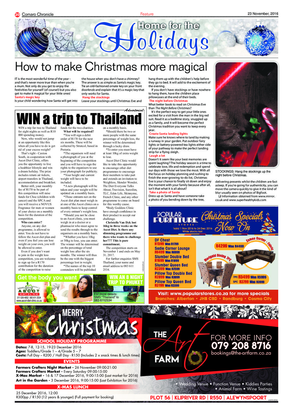 Comaro Chronicle 23 November 2016 page 20