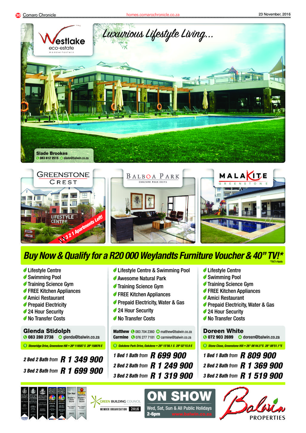 Comaro Chronicle 23 November 2016 page 30