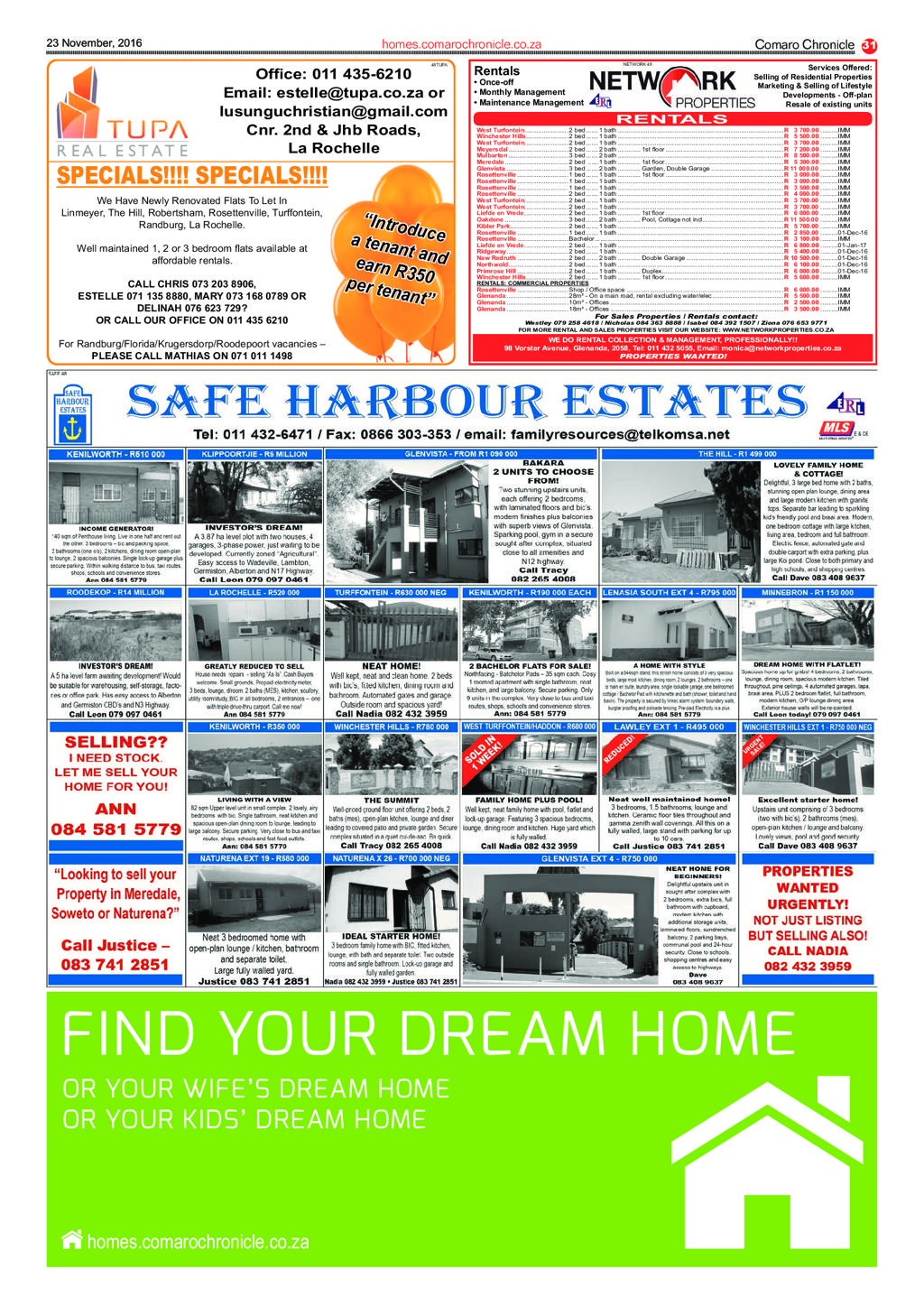 Comaro Chronicle 23 November 2016 page 31