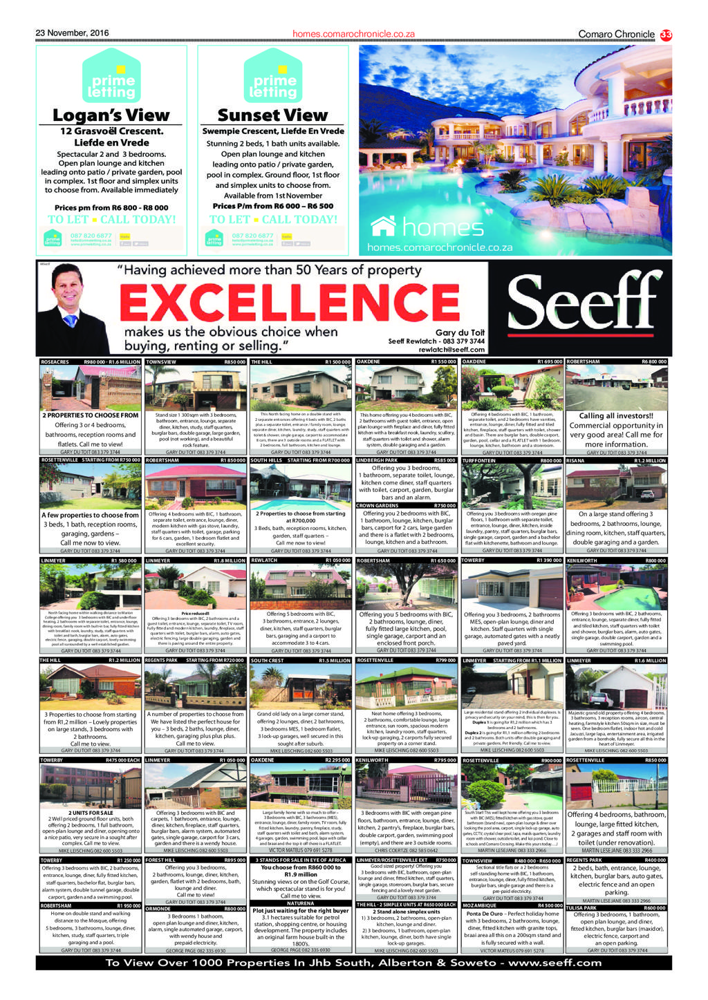 Comaro Chronicle 23 November 2016 page 33