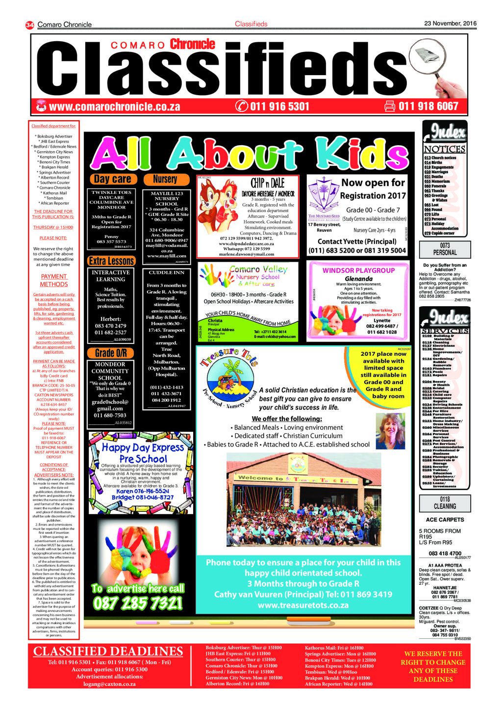 Comaro Chronicle 23 November 2016 page 34